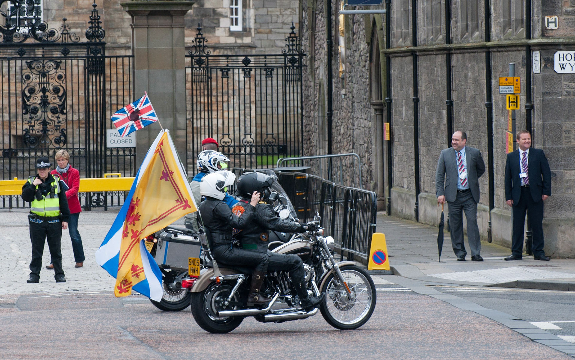 Bikers, Armed Forces Day, Edinburgh, 2011