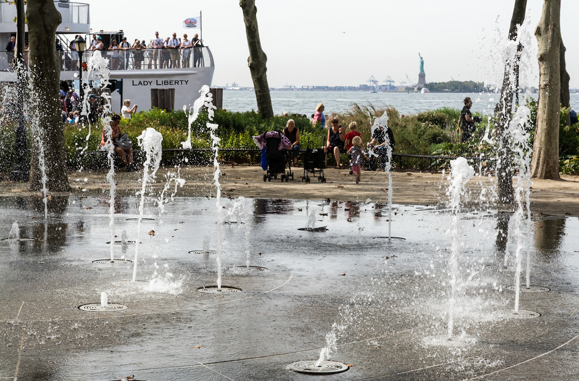 Liberty from Battery Park, New York, 2016