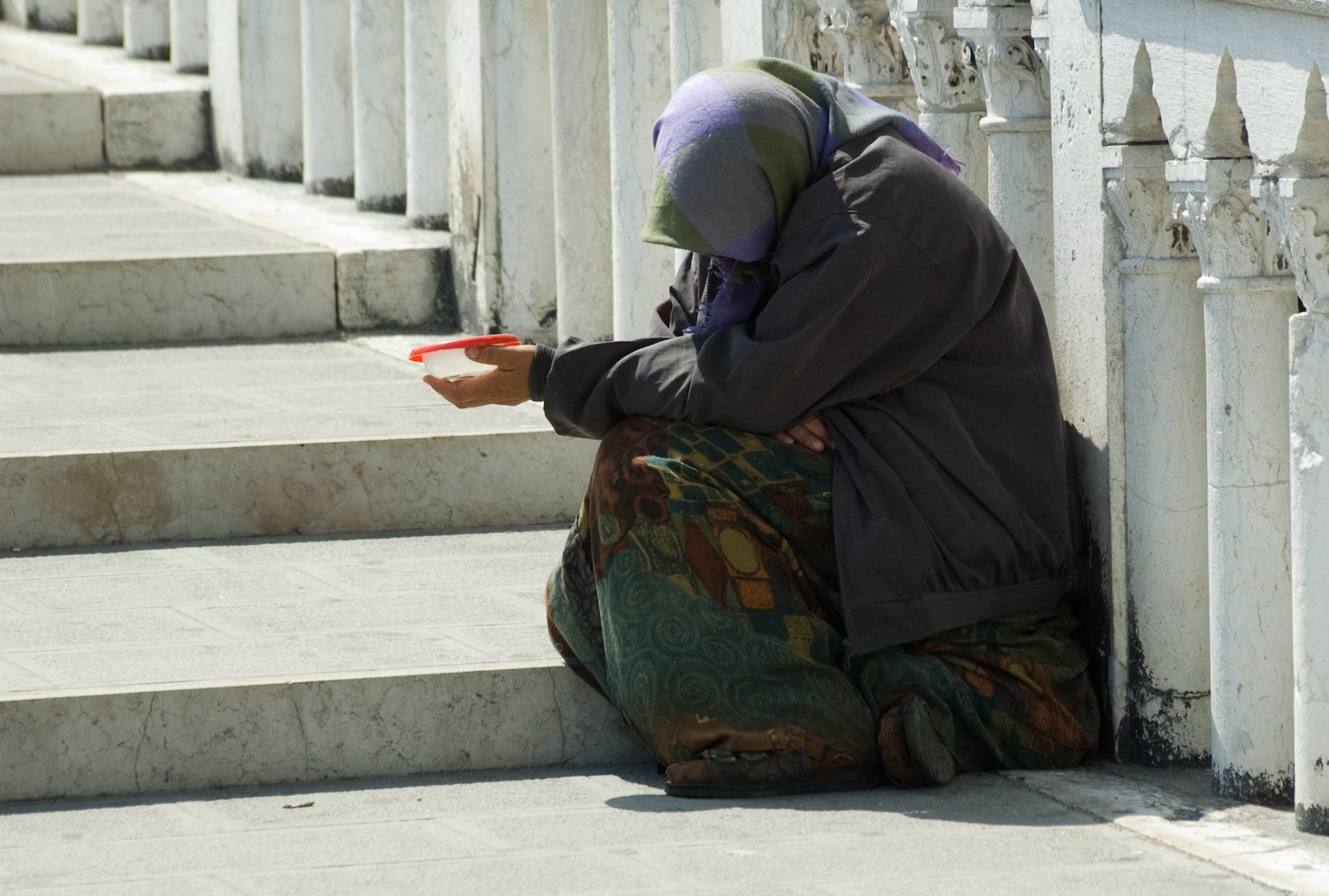 Beggar, Venice, May 2007