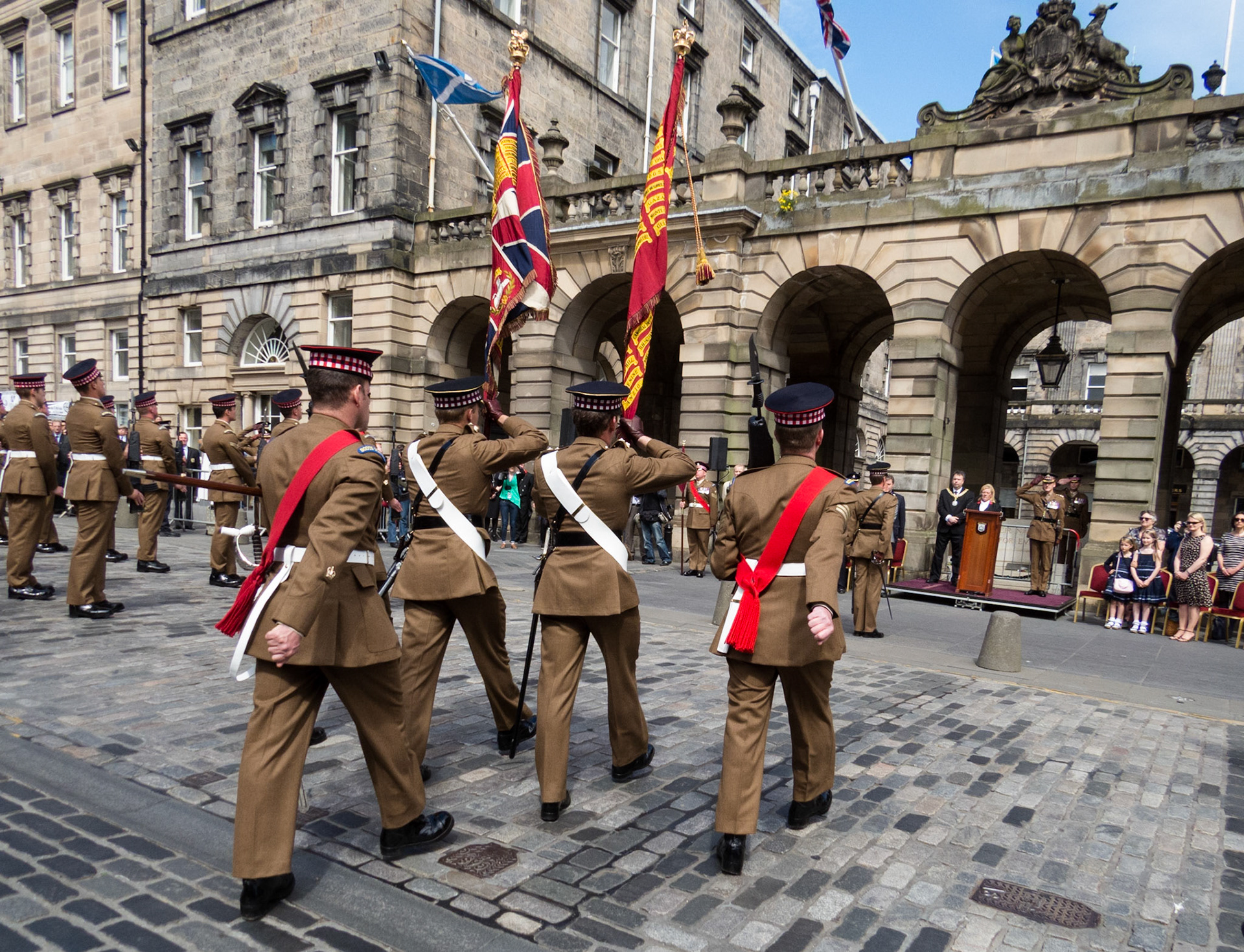 The Scots Guards receive the Freedom of the City of Edinburgh, 2013