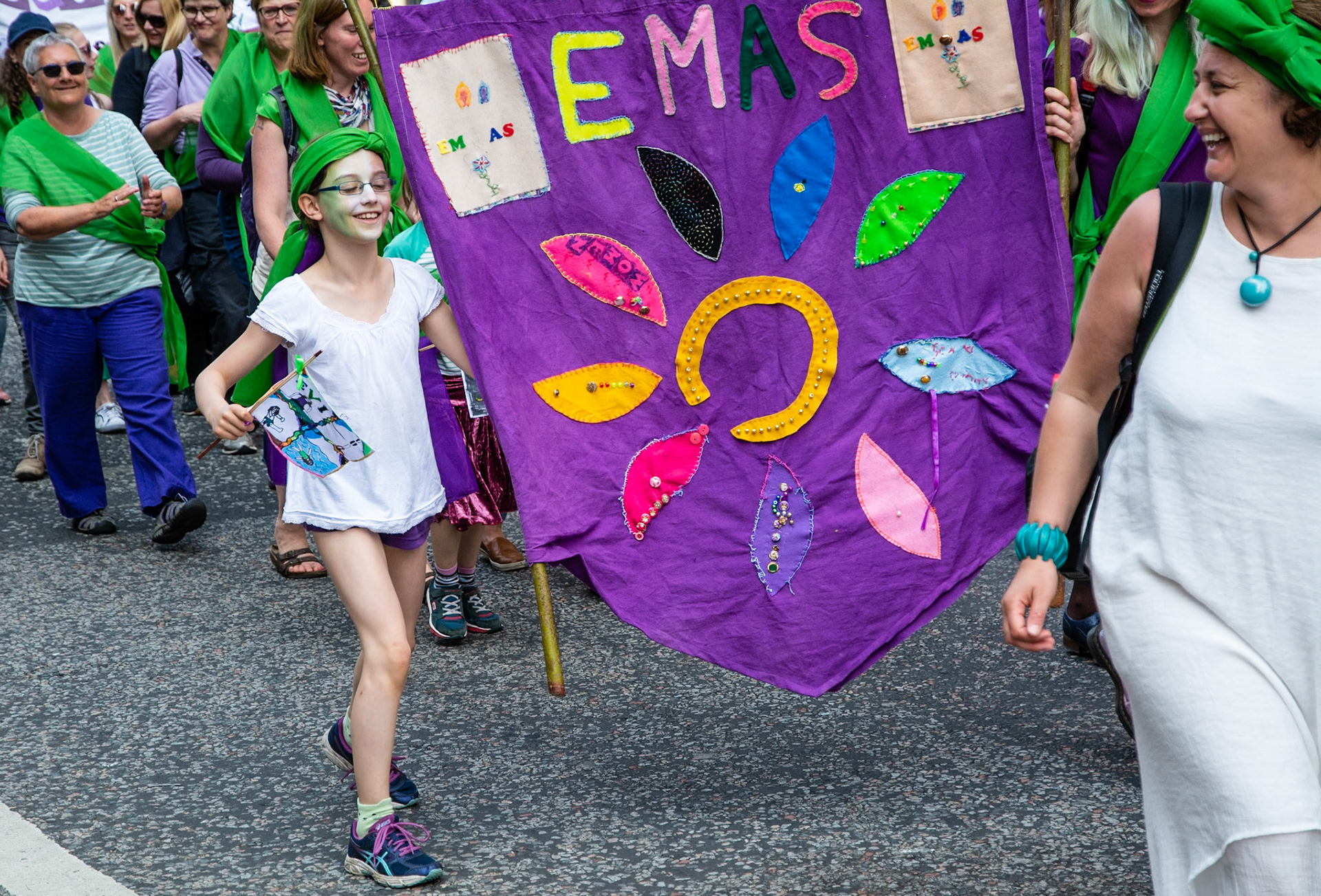 March to Celebrate the Centenary of Women Getting the Vote, Edinburgh, 2018