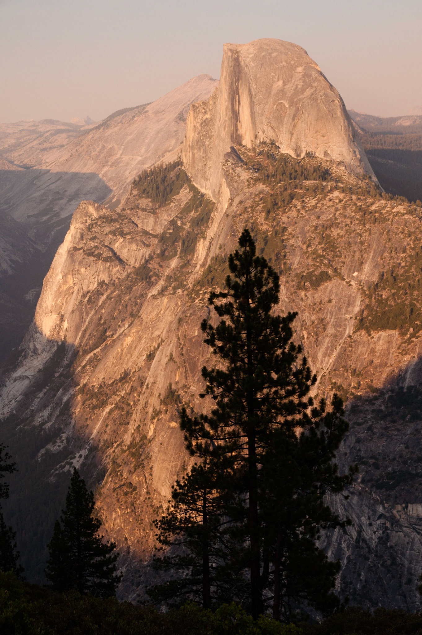 Half Dome at sunset, Yosemite National Park, Calfornia, 2013
