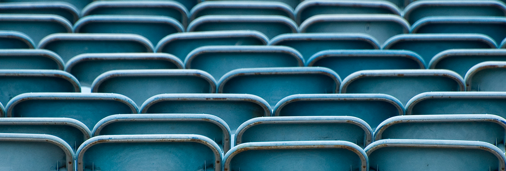 Blue chairs, Ross Open-Air Theatre, Edinburgh, 2008