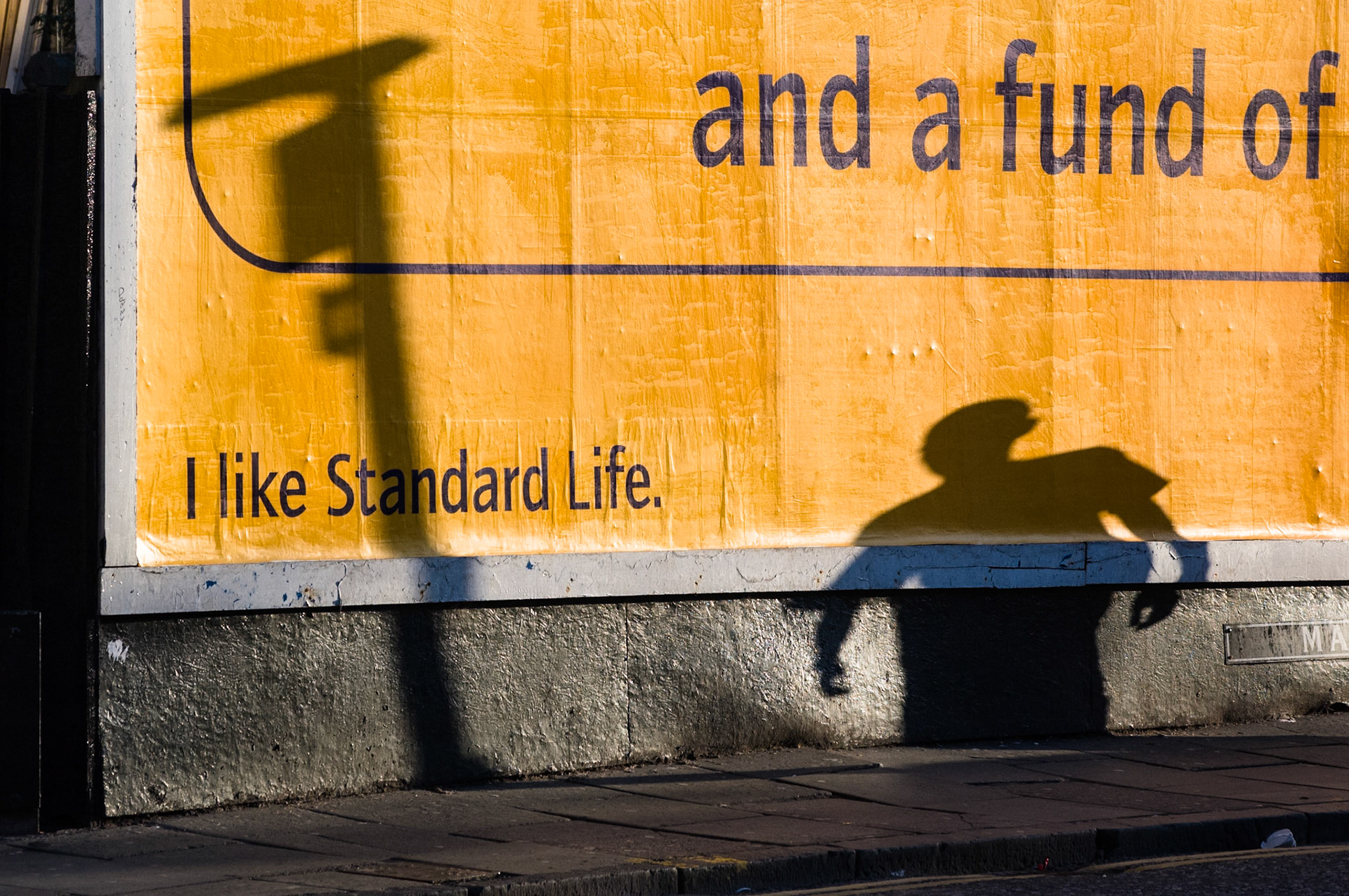 Standard Life poster, Edinburgh, 2004