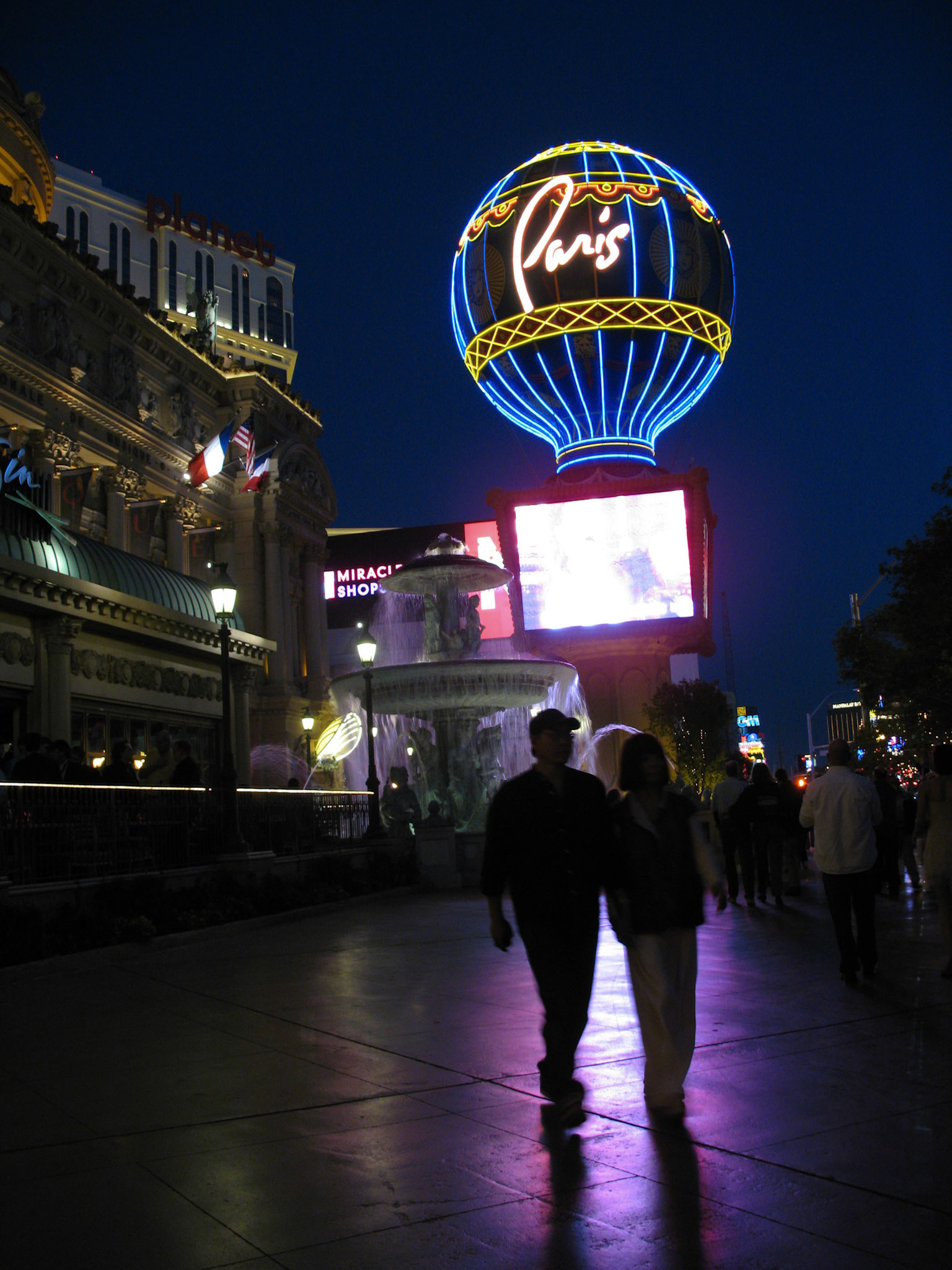 Paris Hotel and Casino, Las Vegas, April 2007