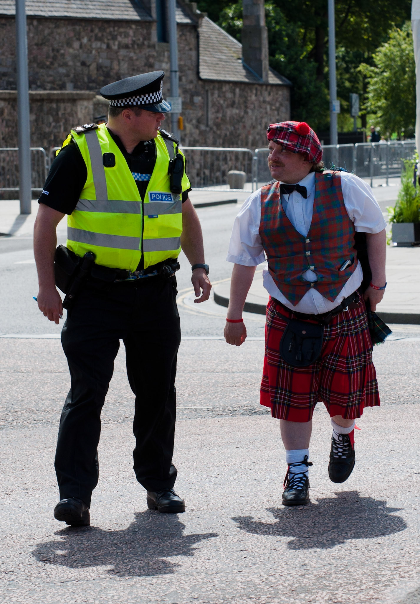 Celebrations for the opening of the Scottish Parliament, Edinburgh, 2011
