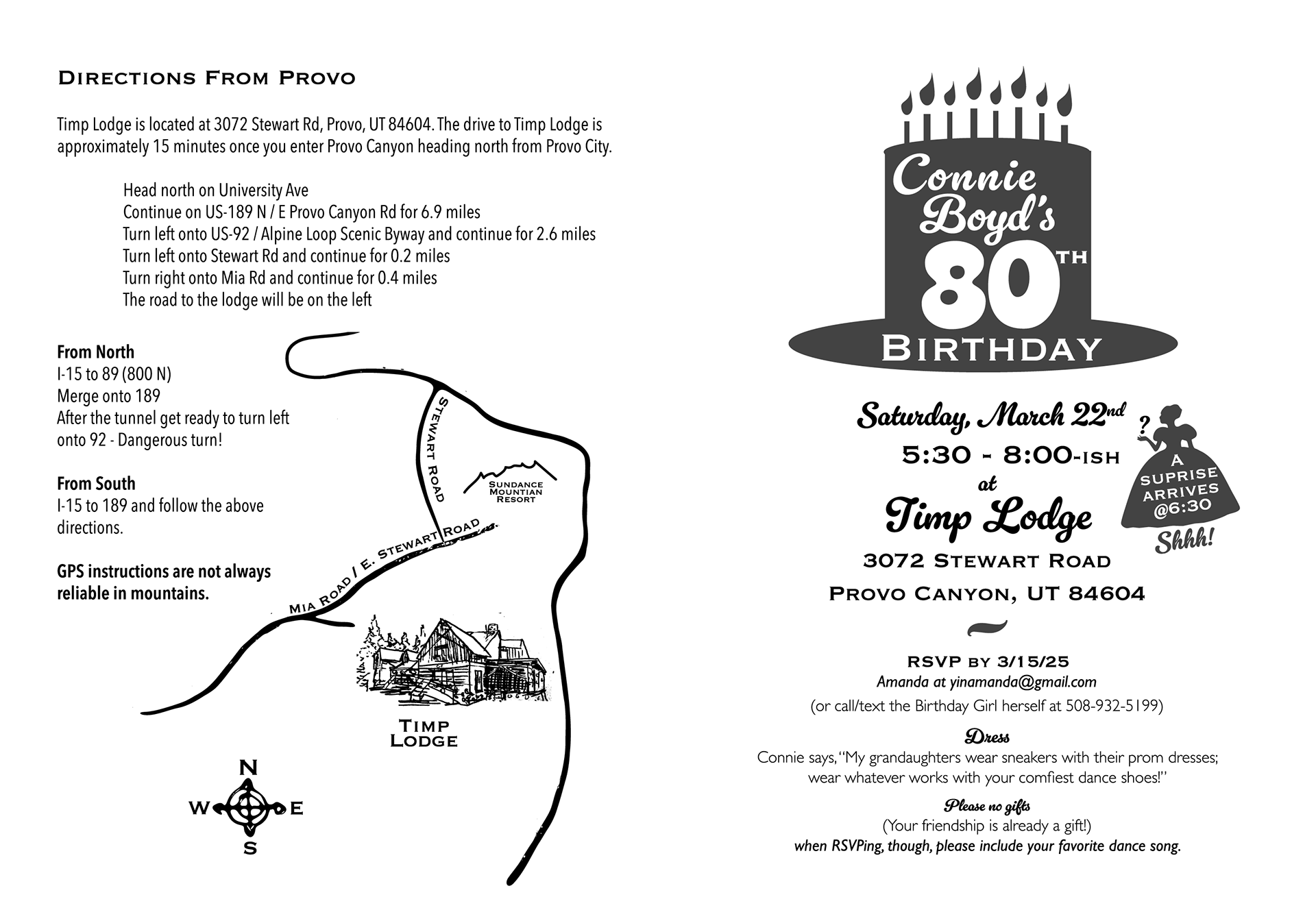 INSIDE THE INVITATION