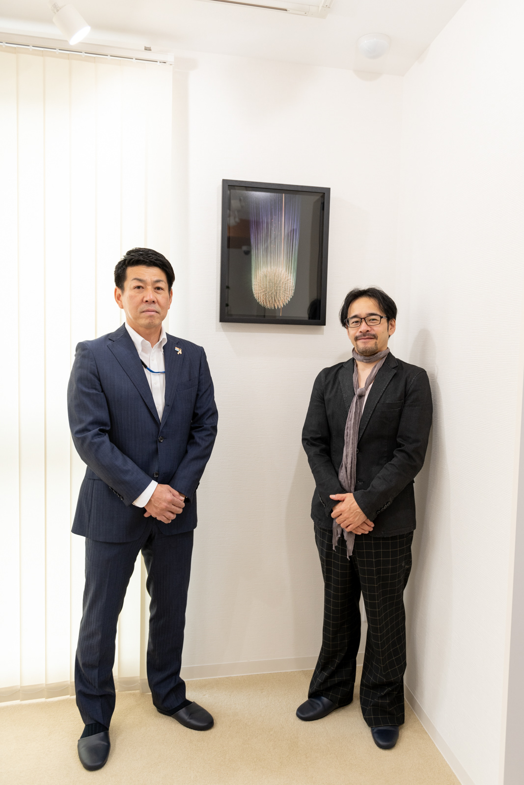 井田代表と共に