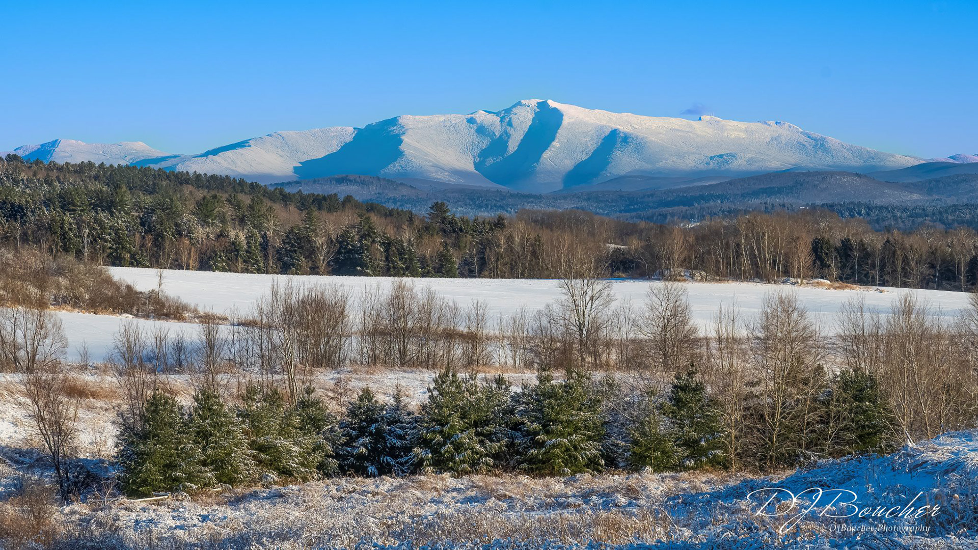 Mt Mansfield VT from Fairfax Vermont Vista