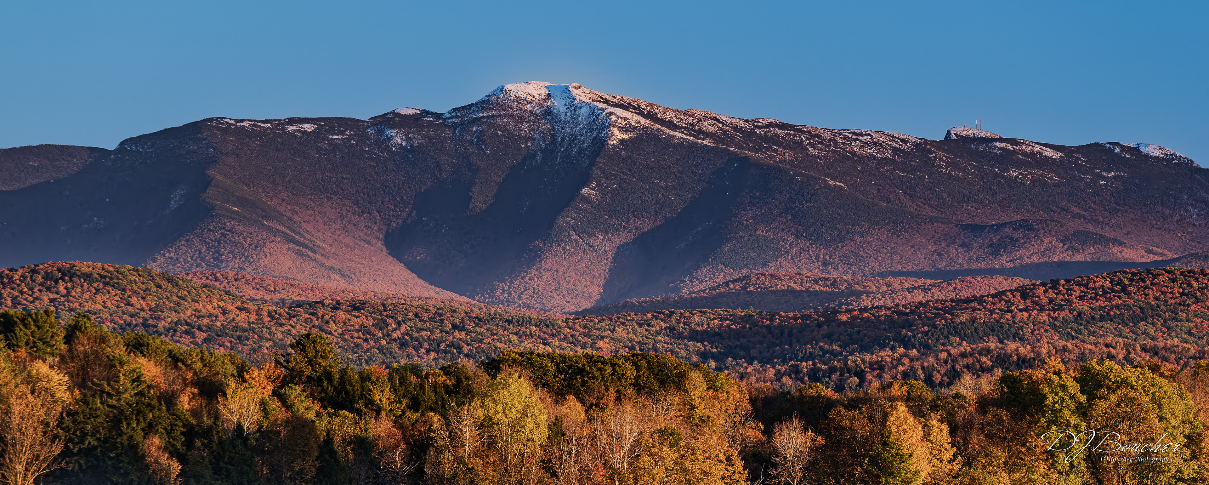 Mt Mansfield Vermont Autumn 2024