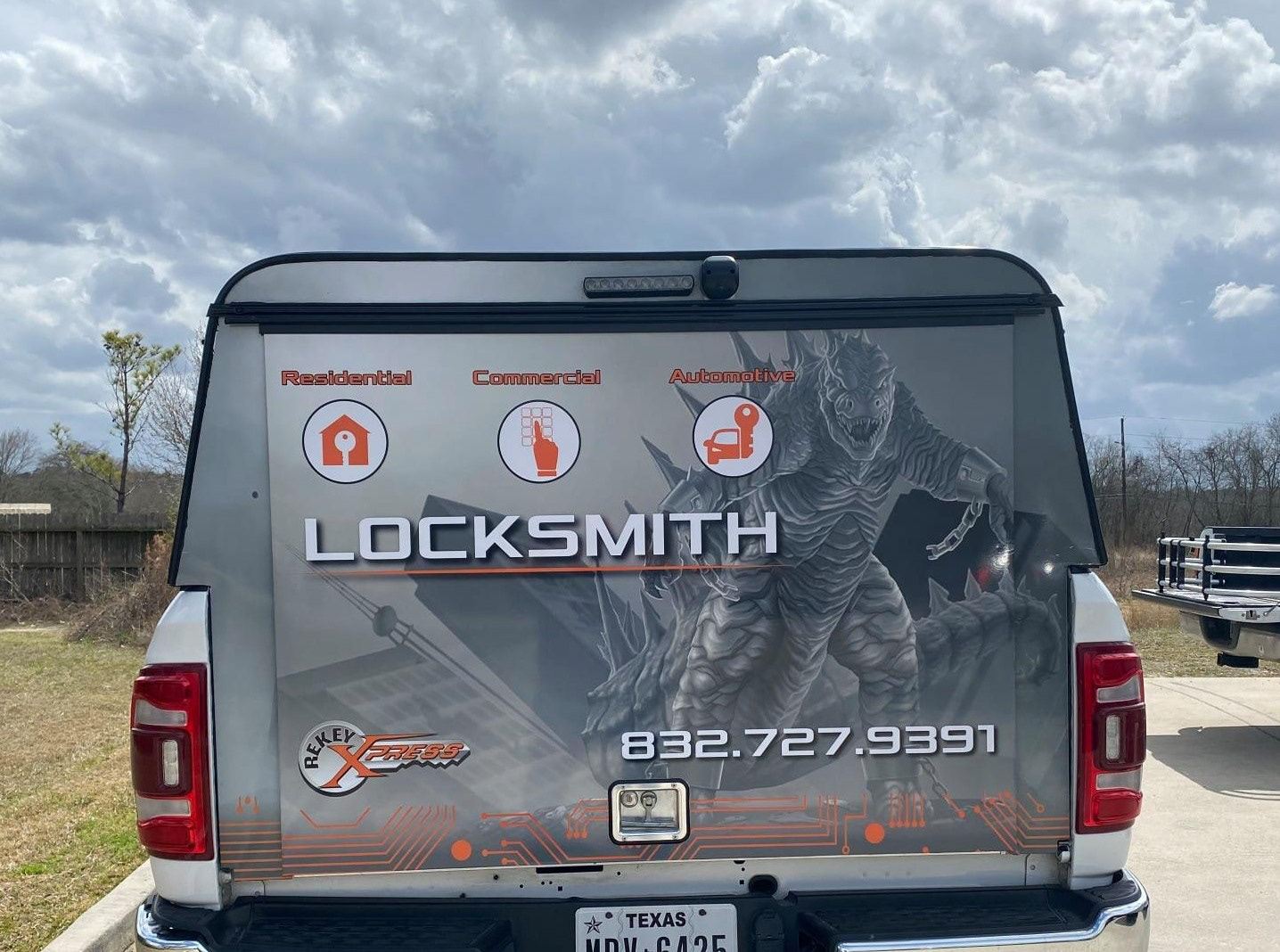 Vinyl back covering for Rekey Xpress