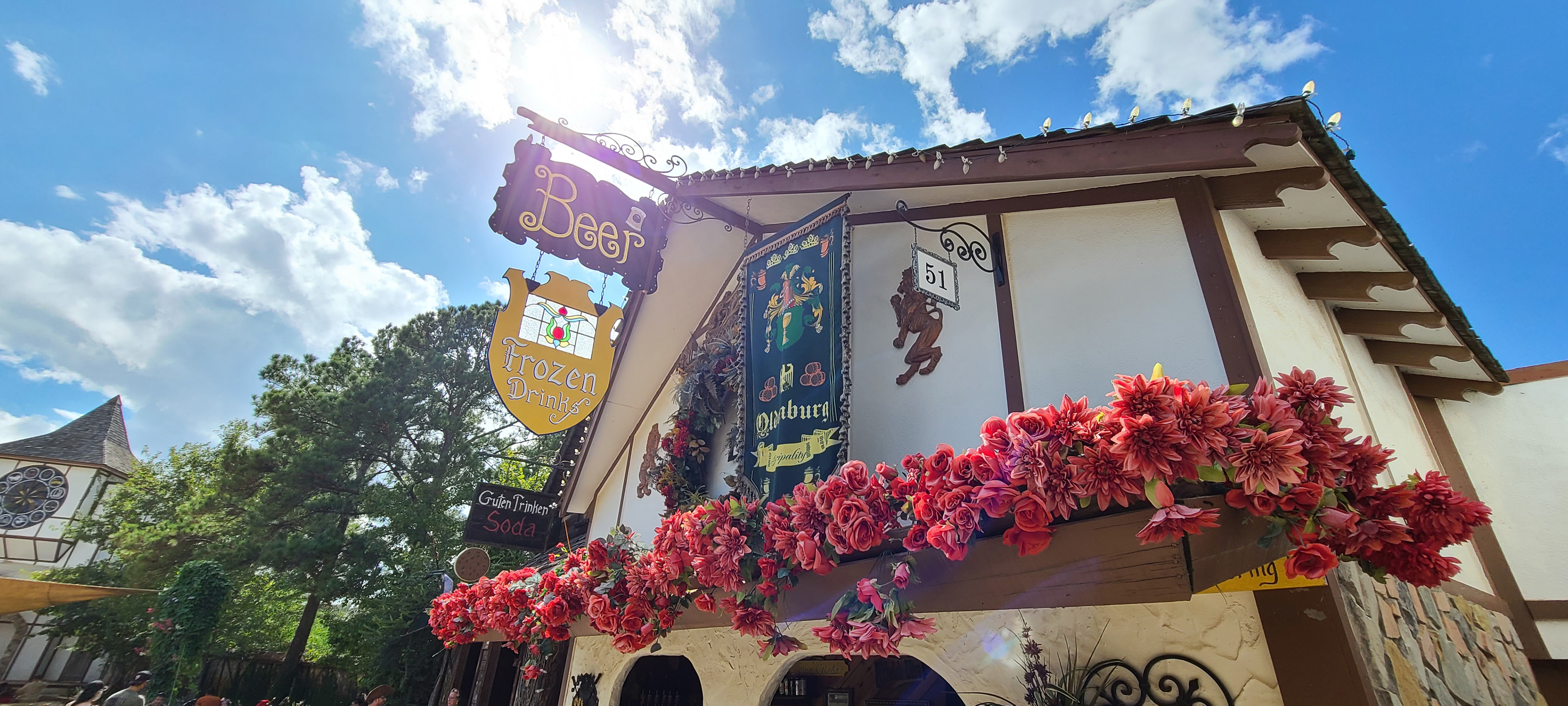 1 of 8 German banners created for the German-themed food area