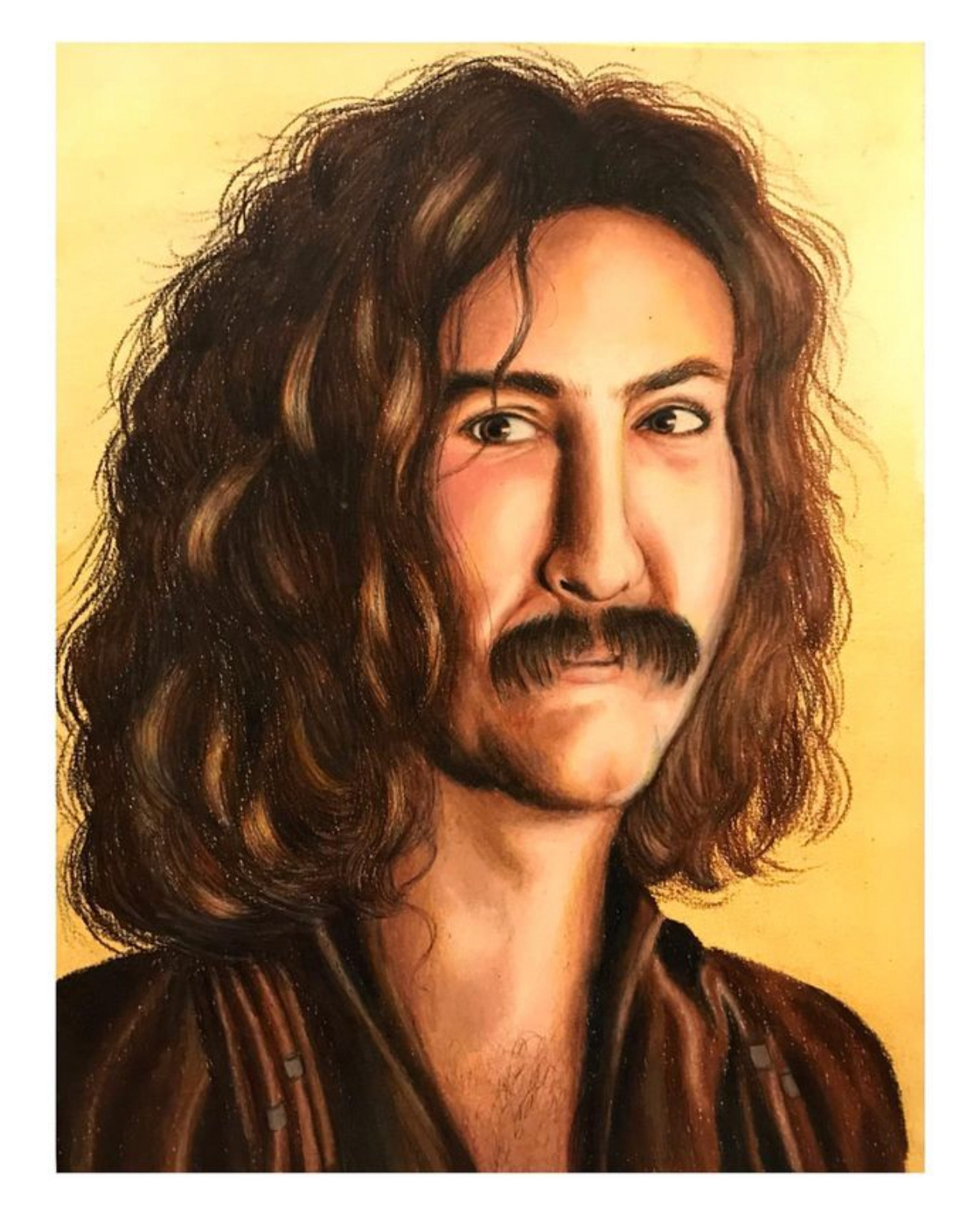 David Crosby - pencil crayon 2022