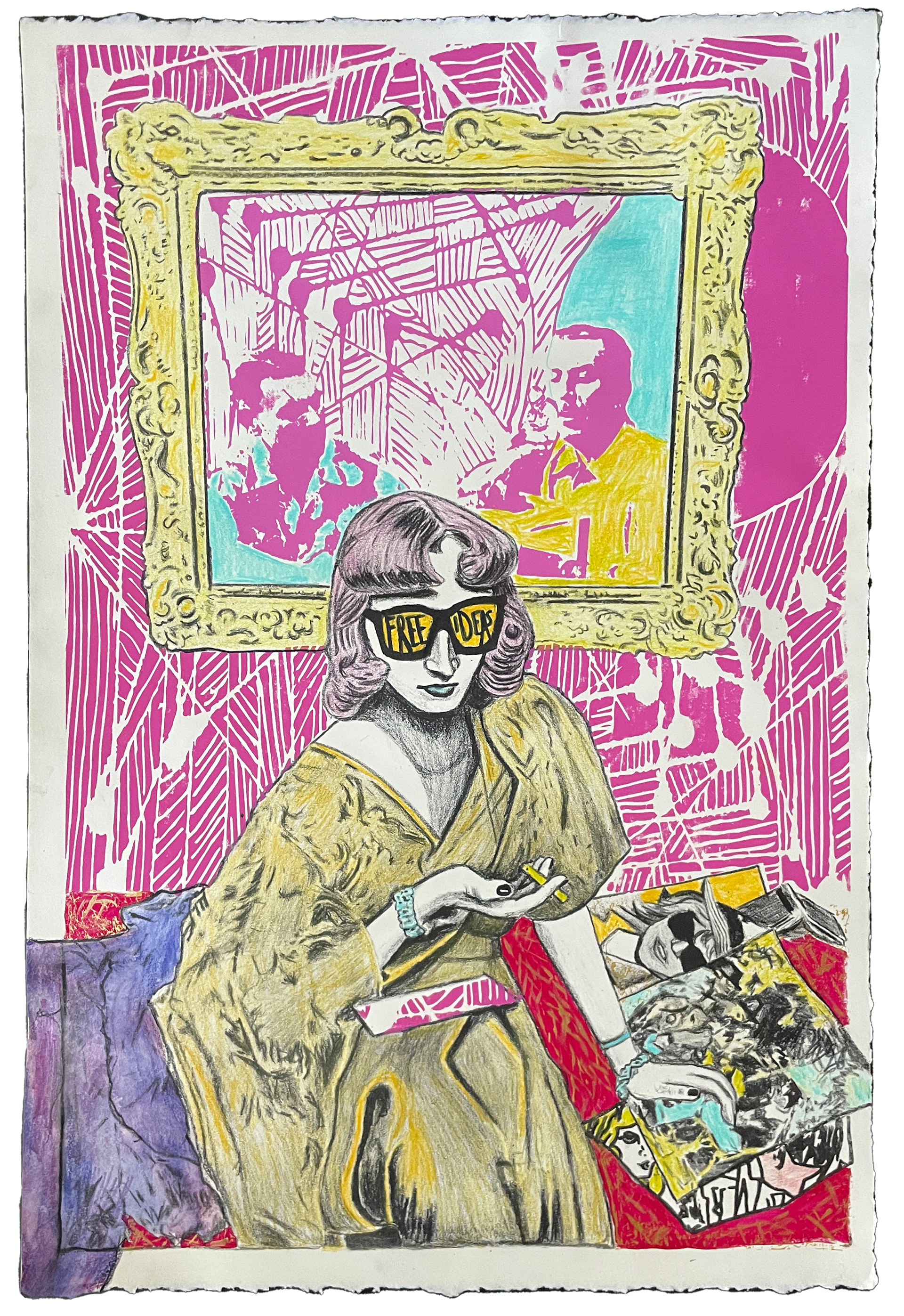 Free Ideas 2 - Lithography, Screen Print, Watercolor