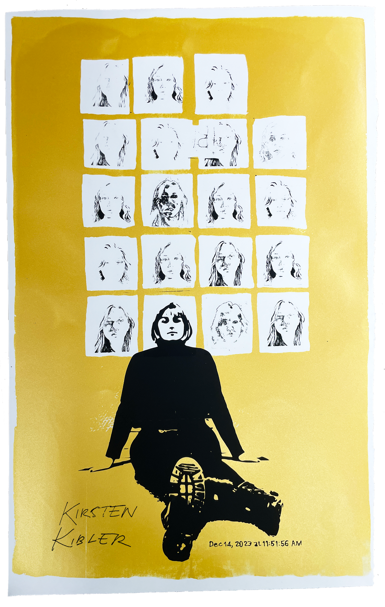 Kirsten Kibler, Domination, Screenprint on paper, 2024