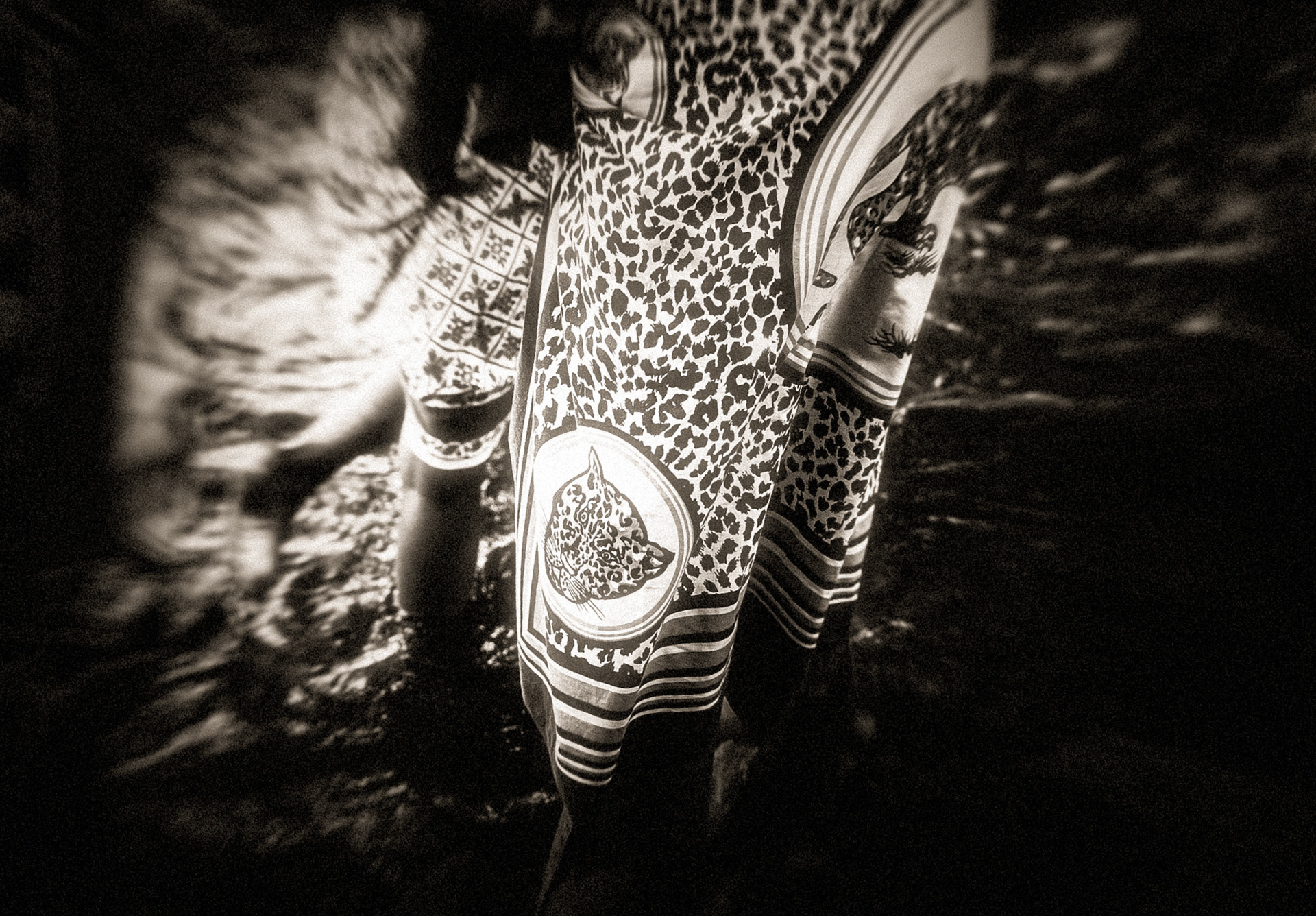 They enter into the water, the girl of good age and now two female sangomas and I can see the pain of the cold water – merged with the darkness – in her face. 