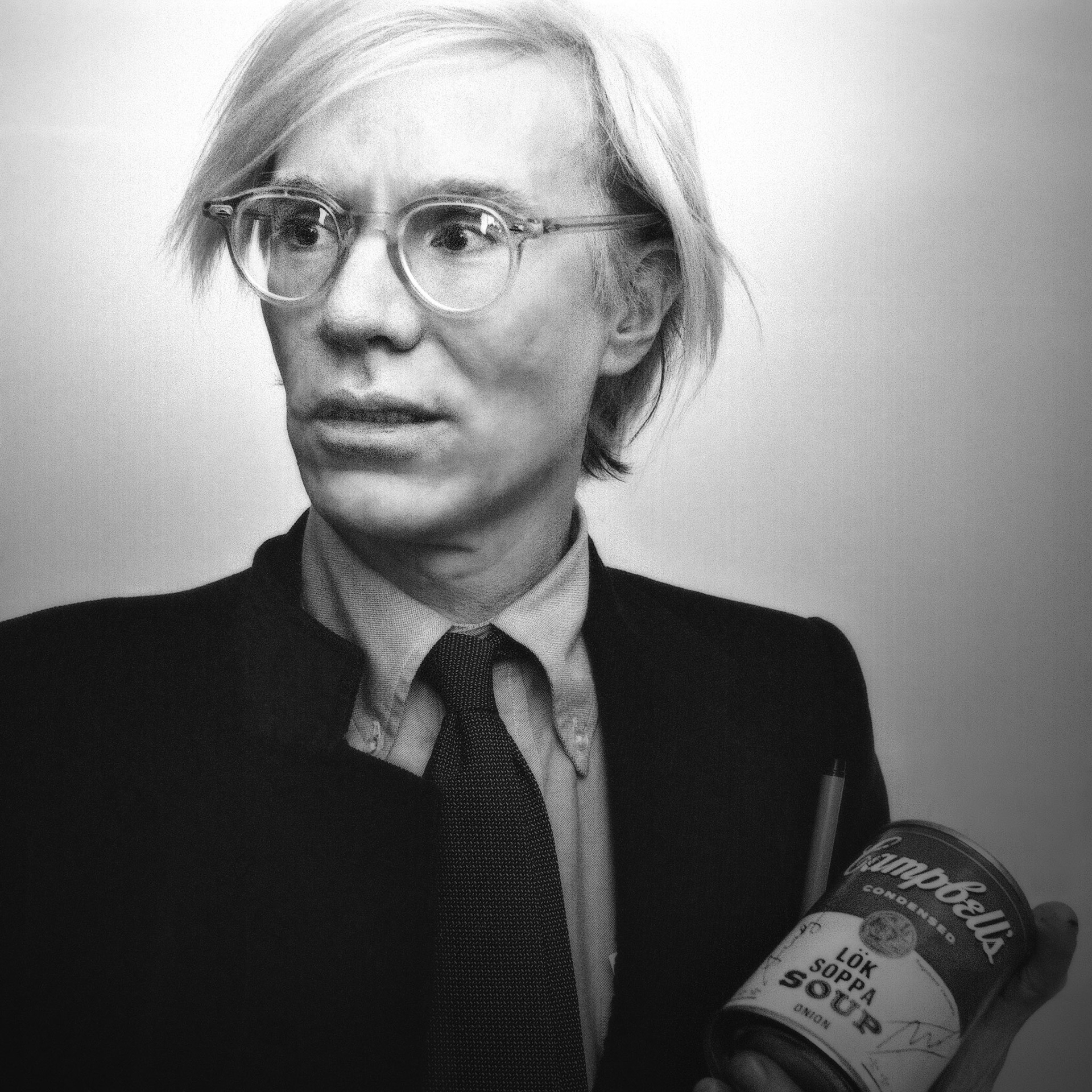 Andy Warhol visiting Stockholm 1976