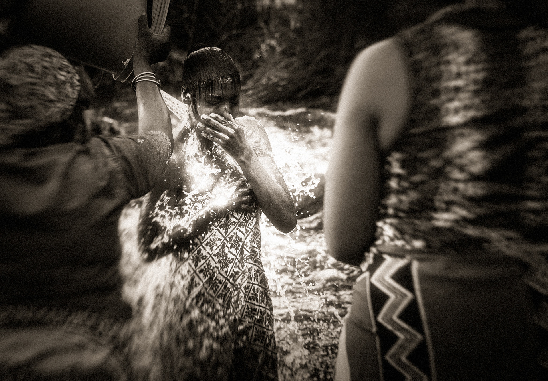 Relief, sorrow, fear, happiness, expectations – all mixed together with the icy feeling from the water.