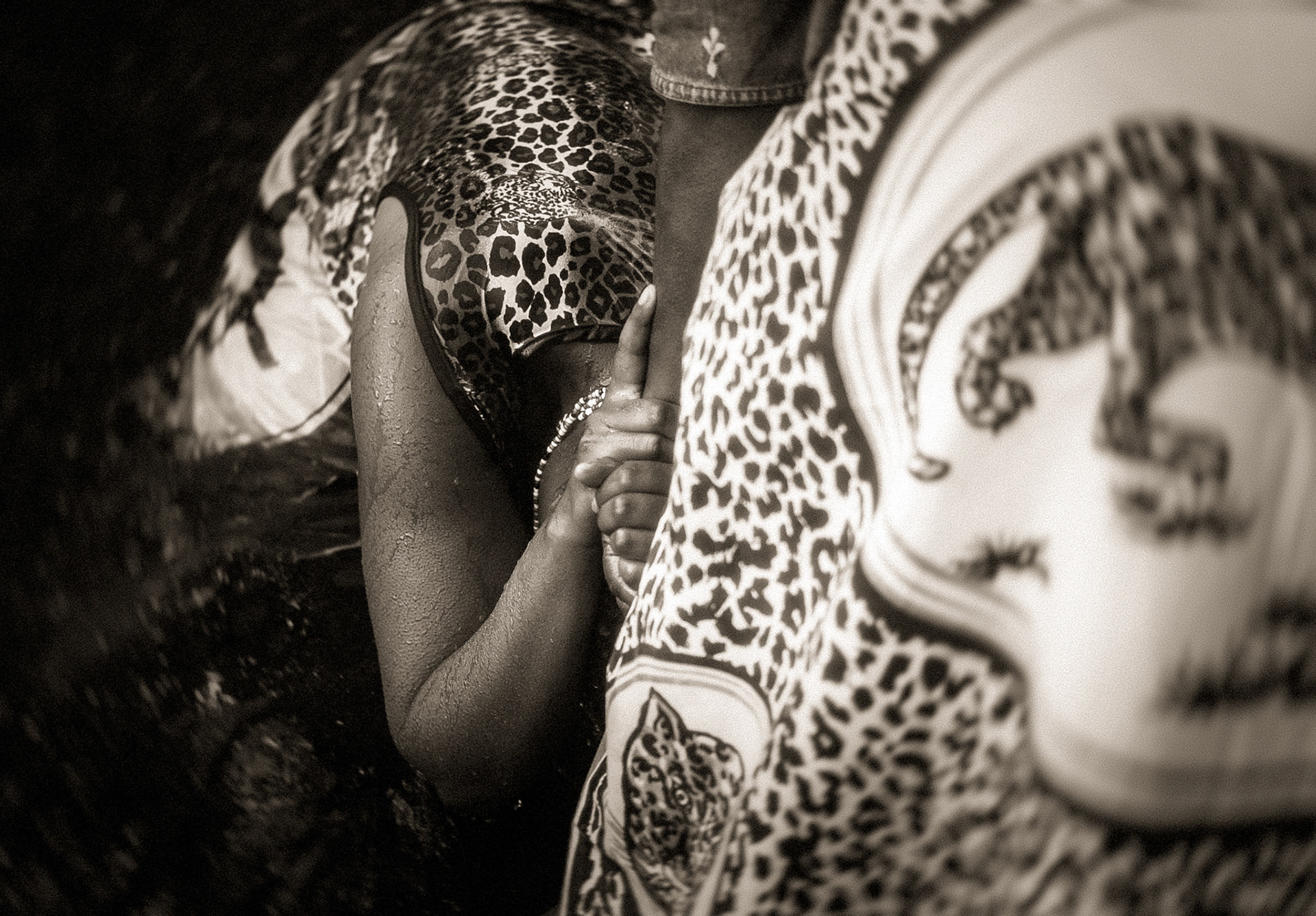 Some parts, I am invited to watch, but others not. For some parts, I turn away. For others even more violent, I go back to the car. 