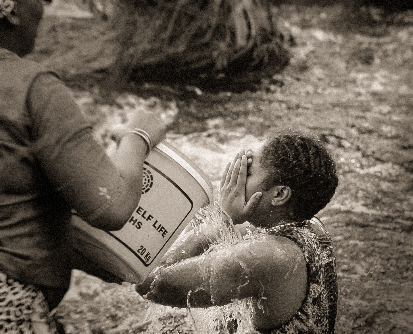 We do not play or experiment with the forces of and ancestors of the river. I nod in agreement. But I do feel a cold shiver in my body when I hear the water stirring up its movements, as upon request, behind my turned back. Nothing is a coincidence. 