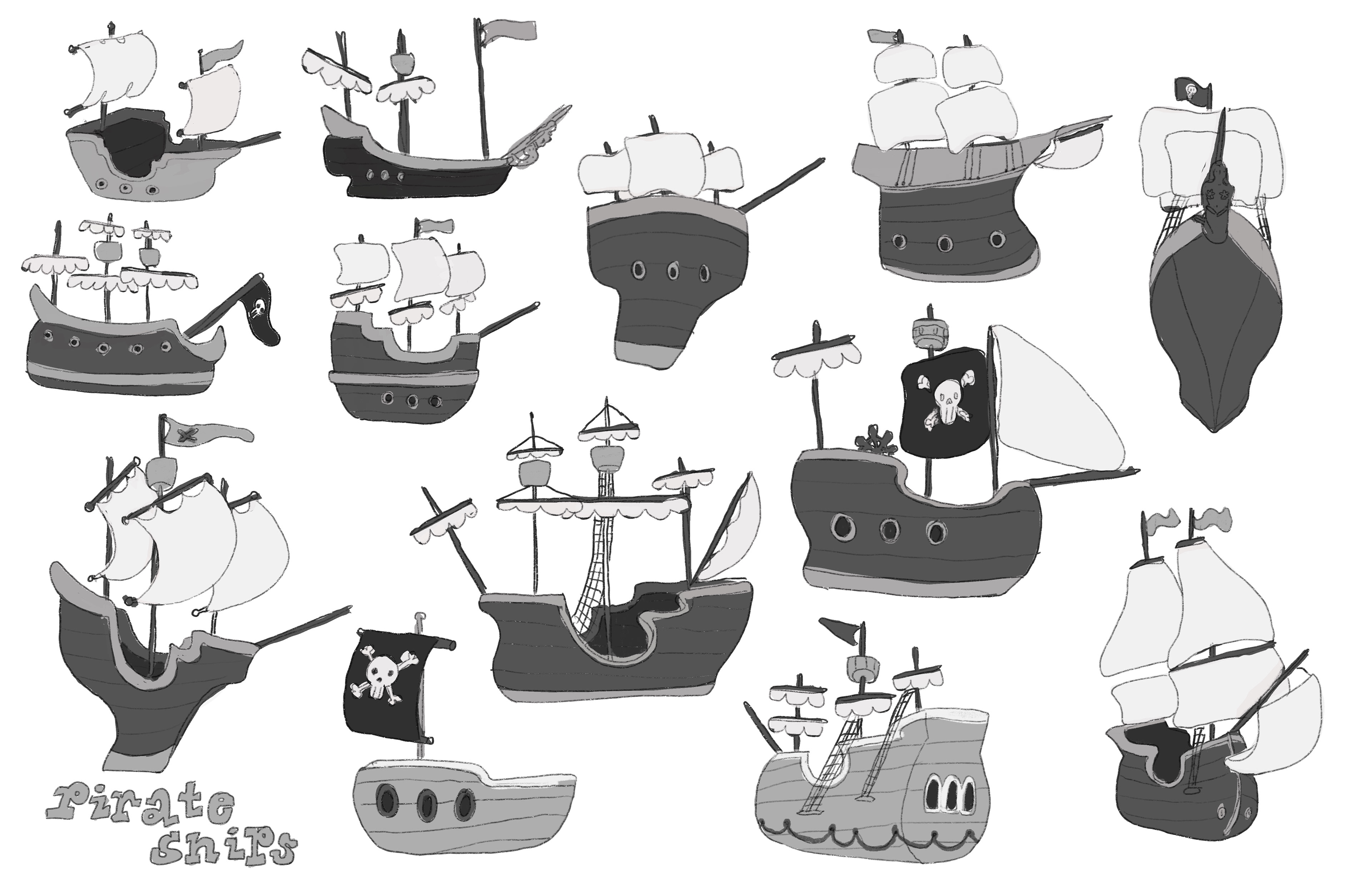 Prop Exploration: Pirate Ships