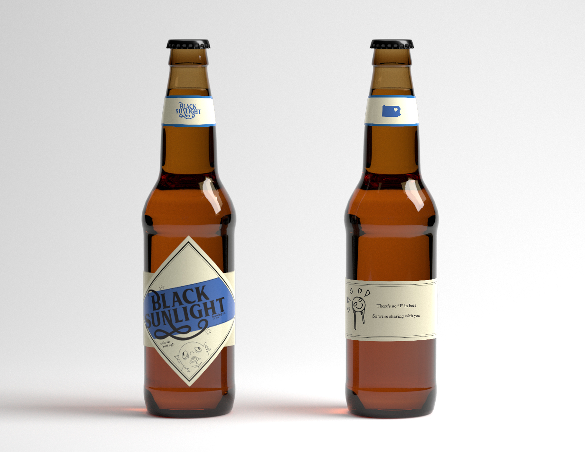 BSB Bottle Design And Mockup