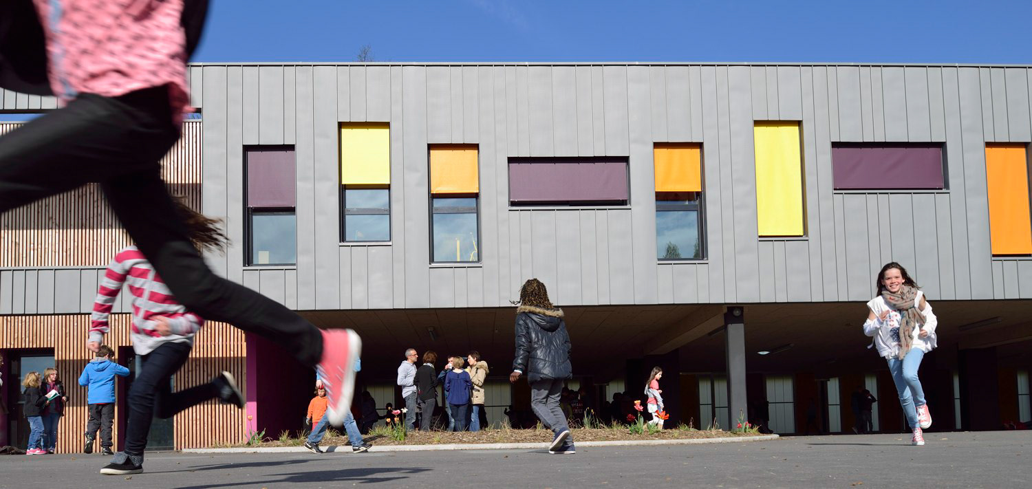 Groupe-scolaire - Argentré du Plessis Archipole urbanisme architecture Rennes © JF MOLLIERE