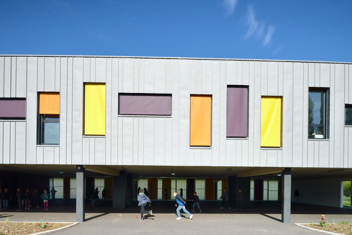 Groupe-scolaire - Argentré du Plessis Archipole urbanisme architecture Rennes © JF MOLLIERE