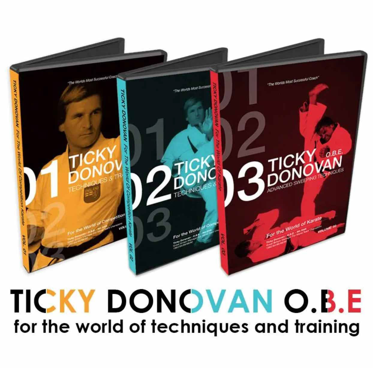 Ticky Donovan OBE set of 3 dvds