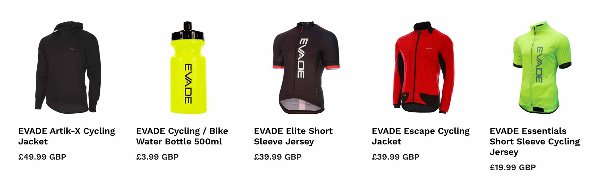 Evade product cycling range by The Mini Media Company 
