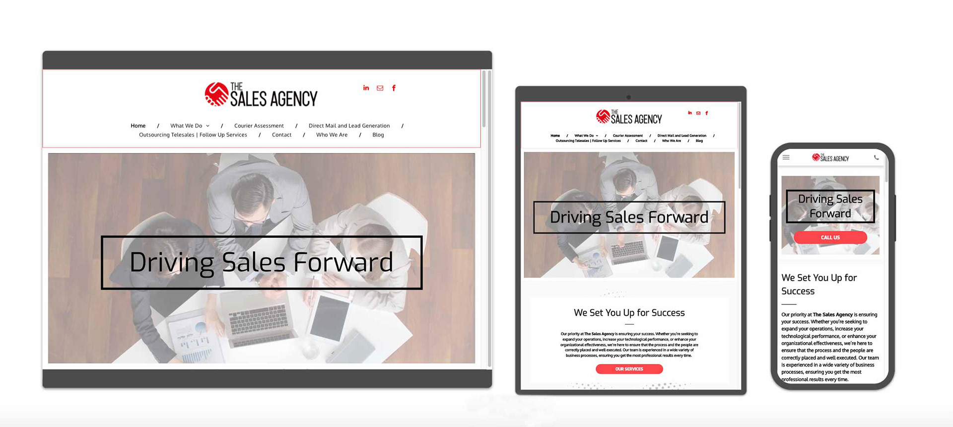 The Sales Agency Website by The Mini Media Company Elida Fidler