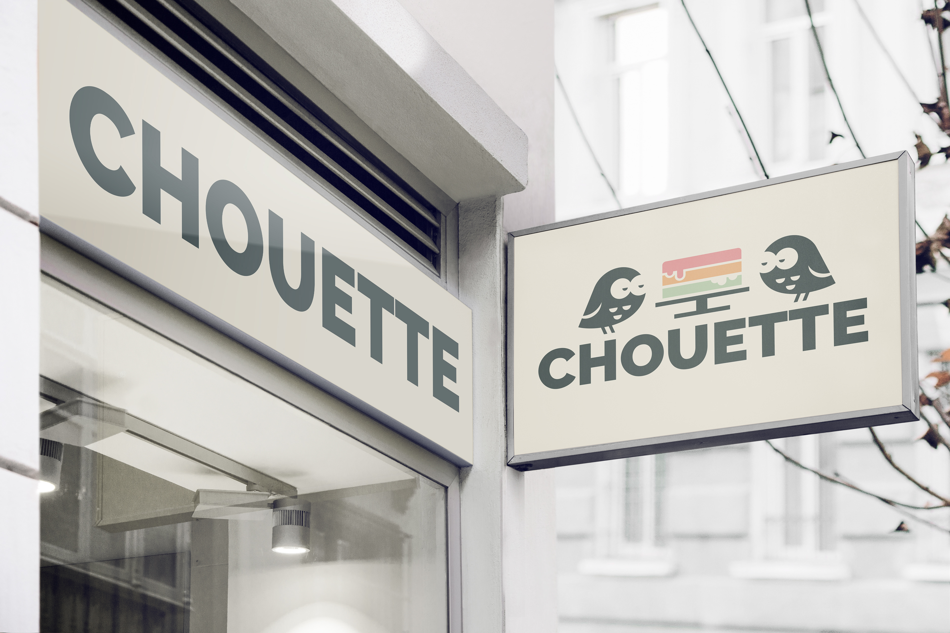 Chouette shop outdoor signage