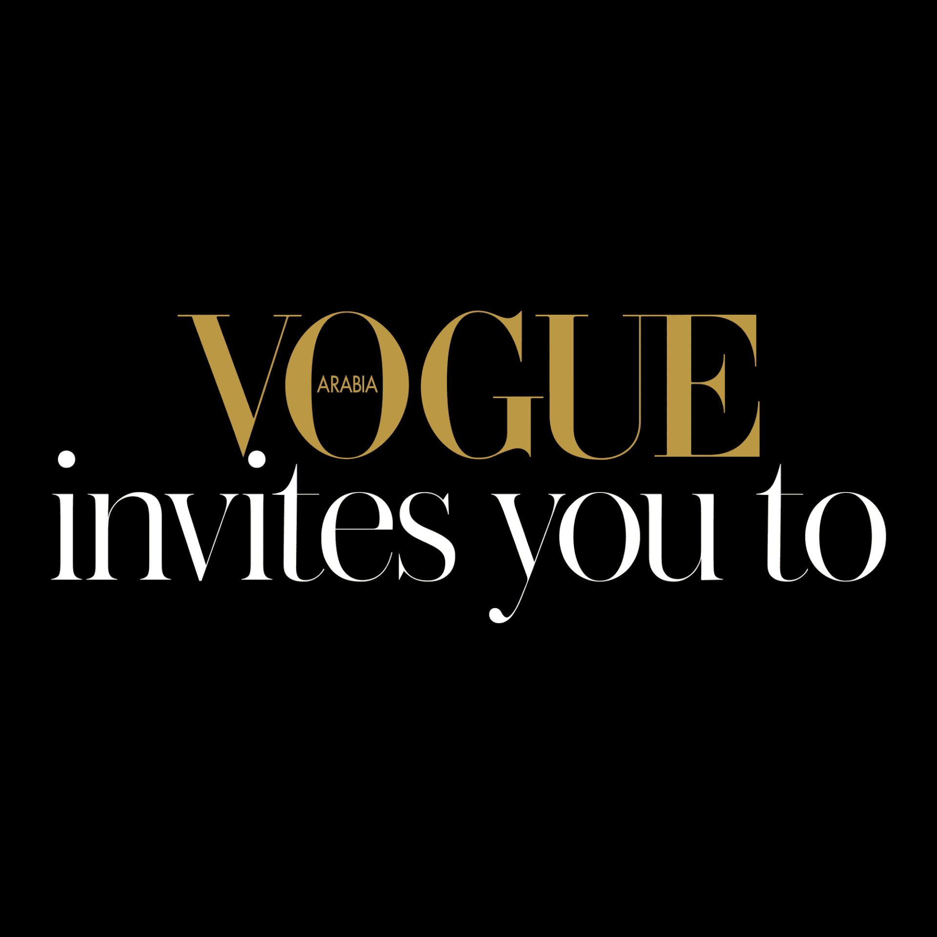 GIF to promote the event on Instagram