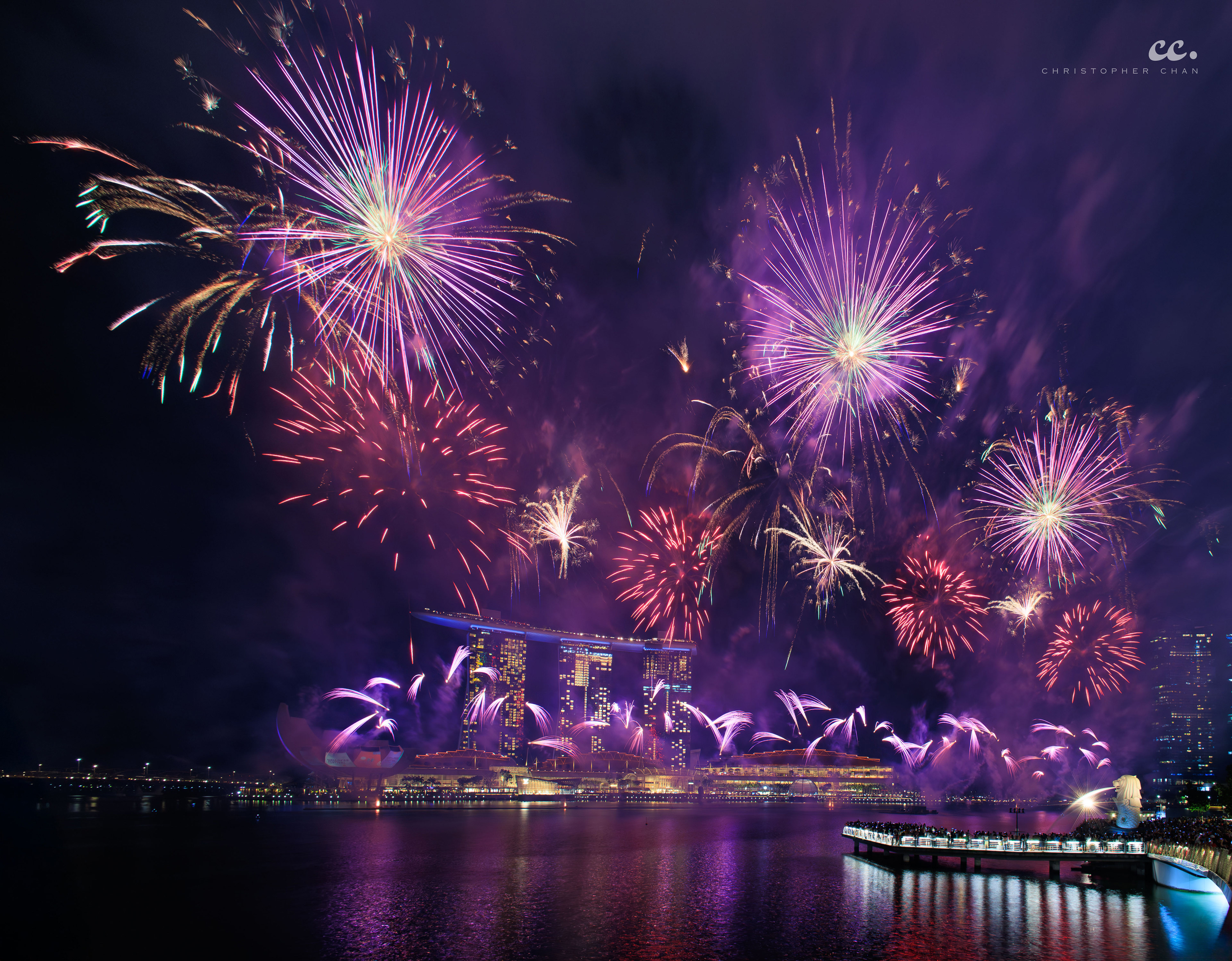Singapore National Day Fireworks