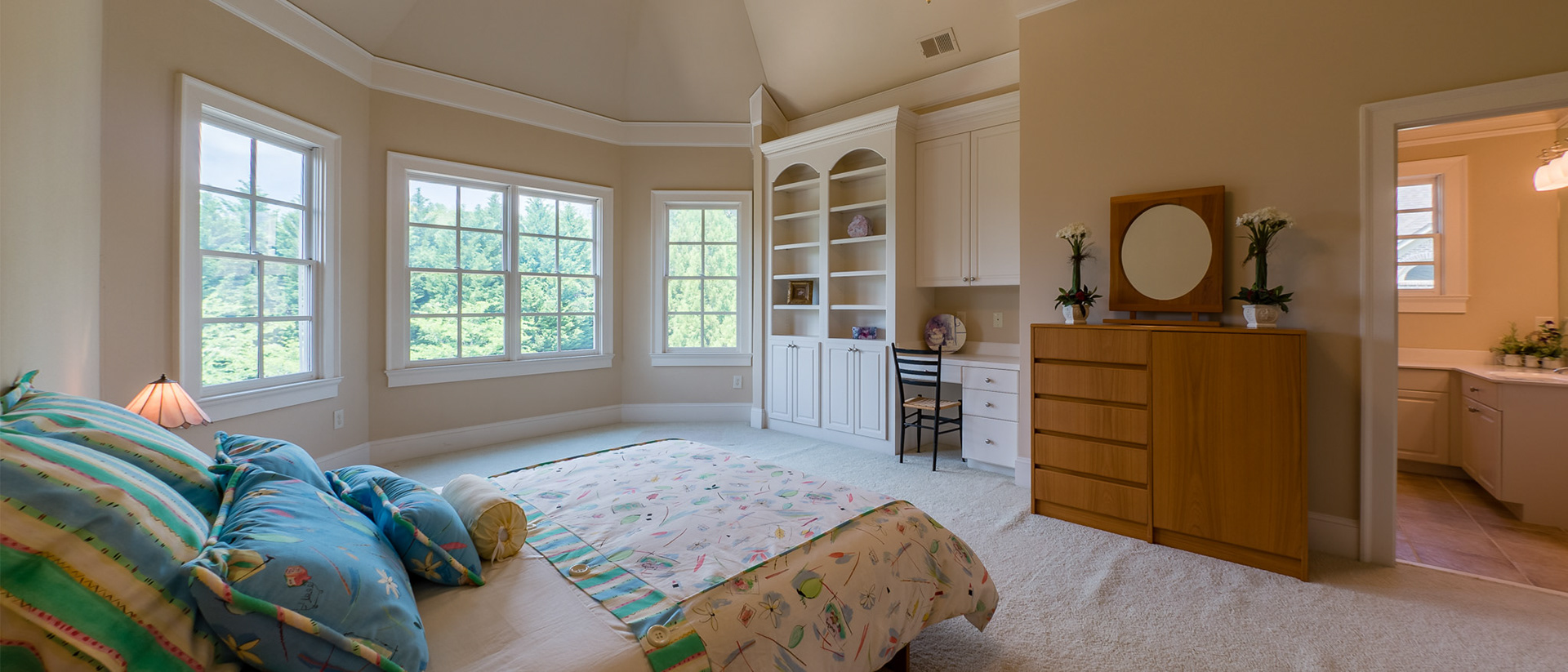 Huge bedroom in The Manor Golf and Country Club in north metro Atlanta.