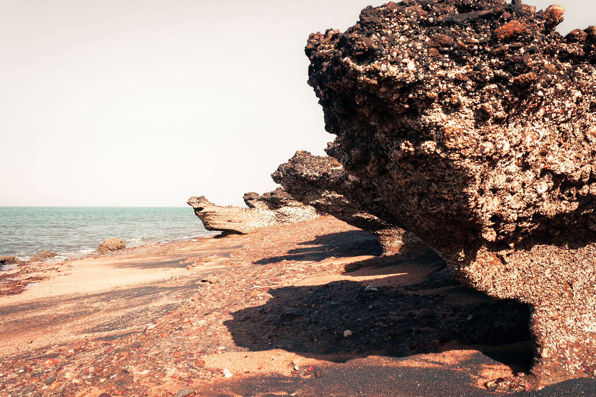 Hormoz Island in Iran