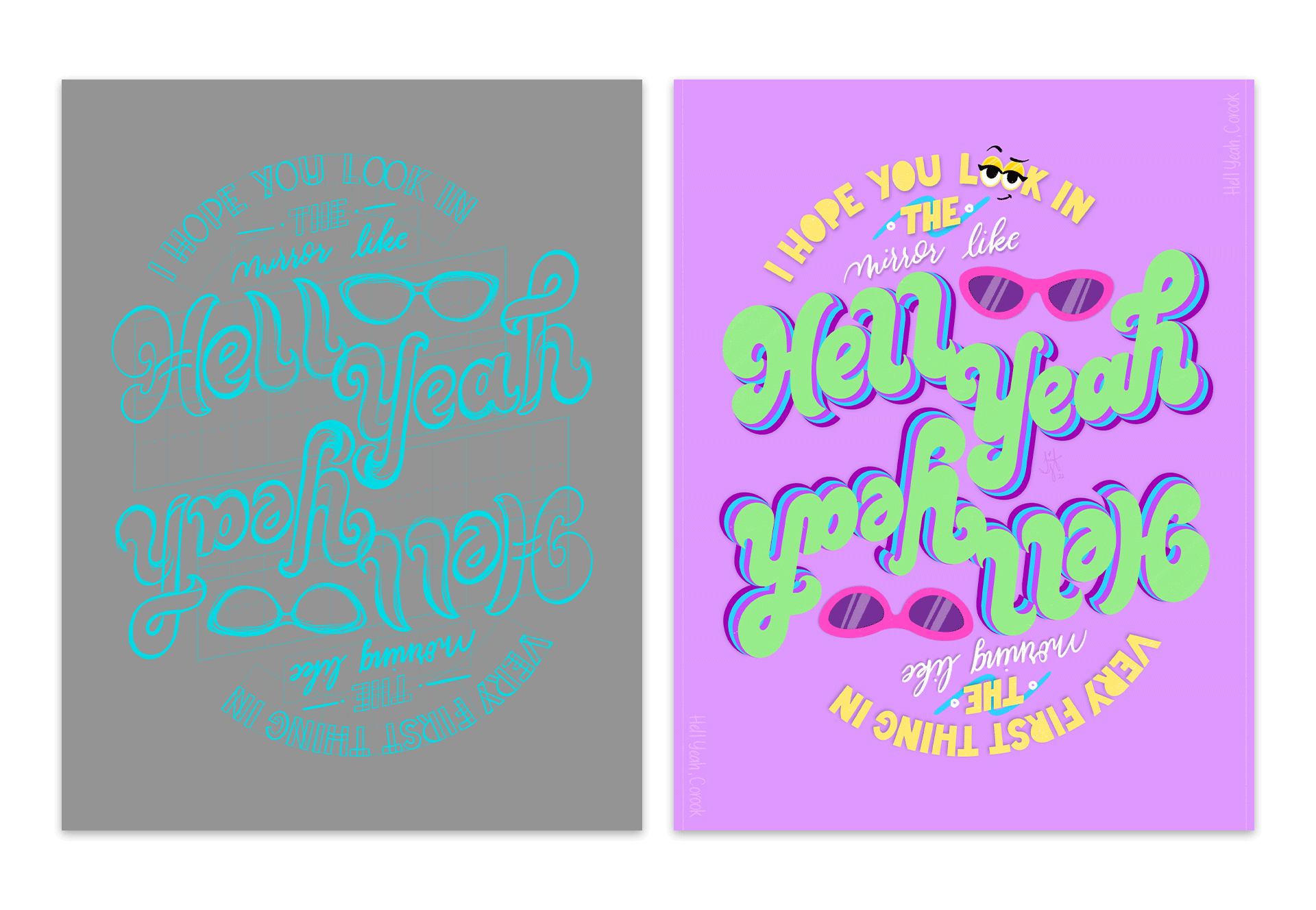 Hell Yeah, WIP and Final