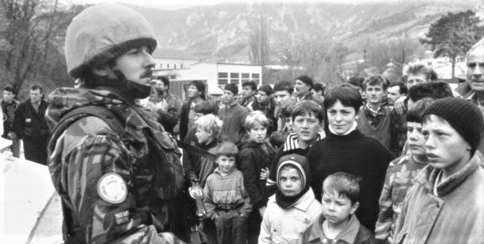 During the Bosnian war