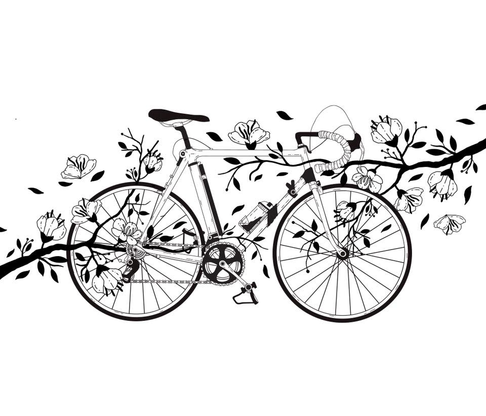 Bike Poster Printed (Screen Printing)