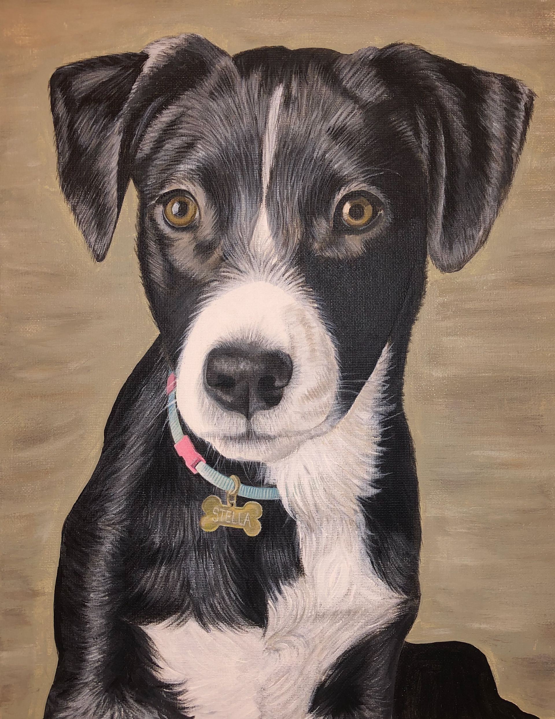 Stella - Acrylic on Canvas Panel - 11x14