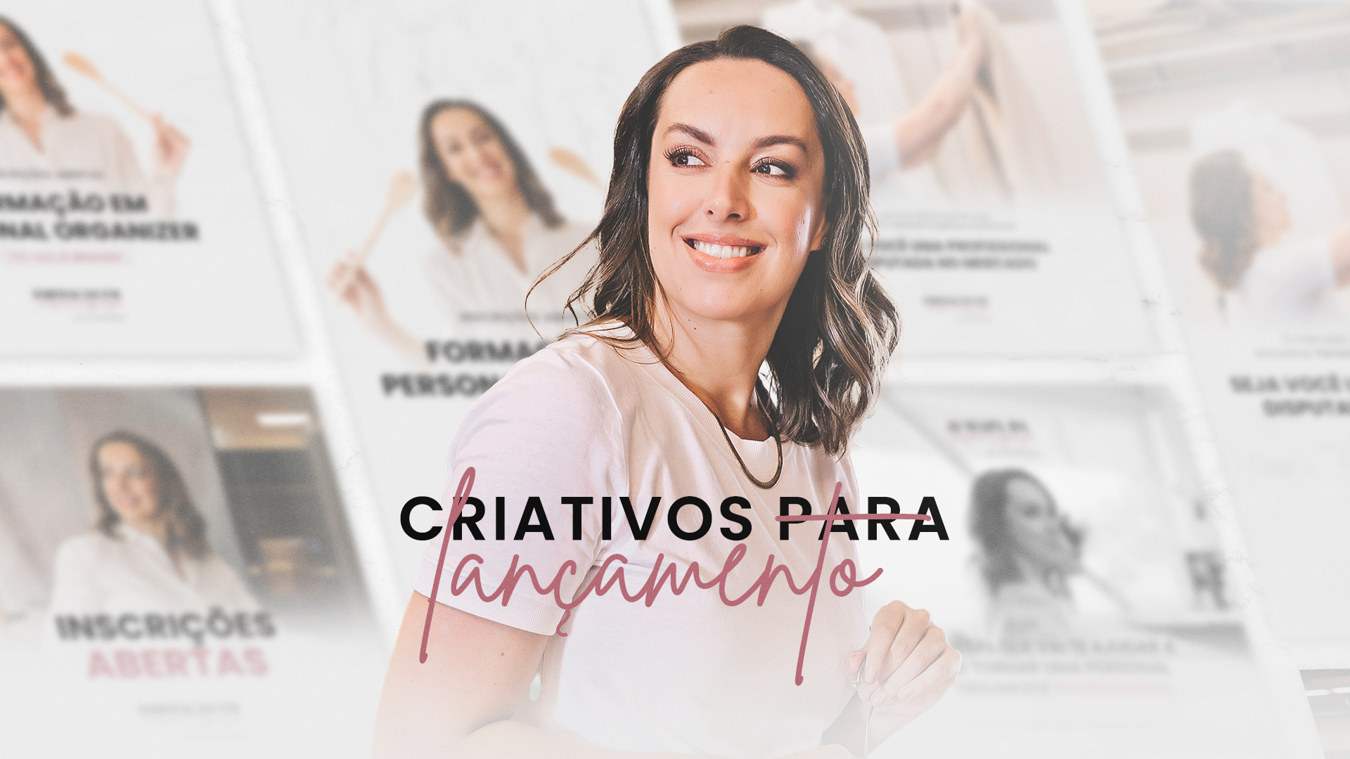 Criativos, página de captura e página de vendas para lançamento.