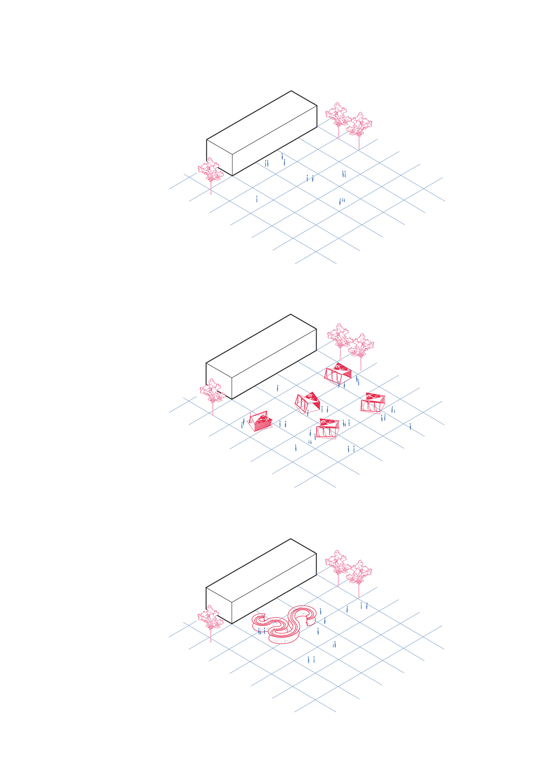 Based on monthly\weekly changes - public space transformation