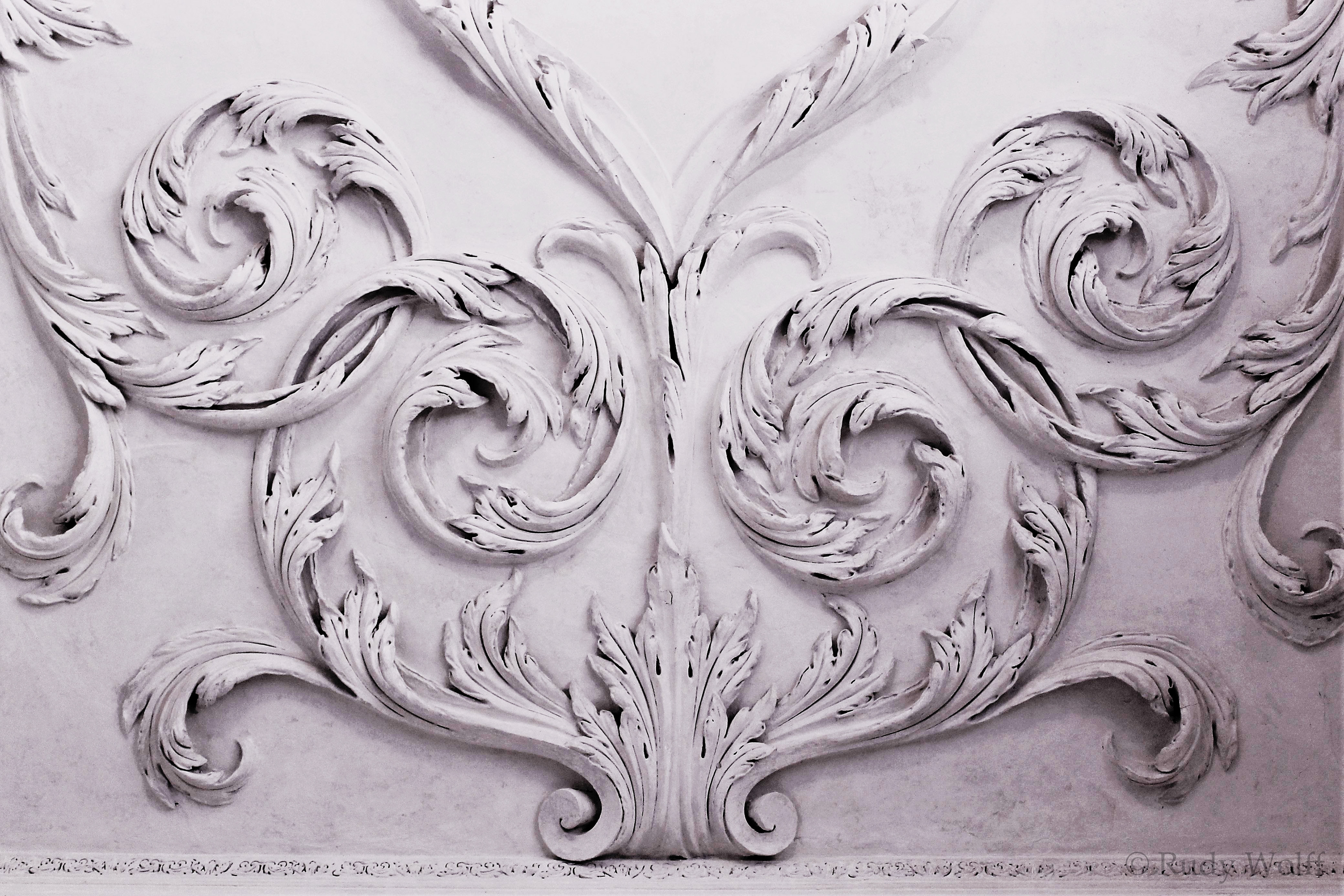 Stucco work from the Köpenick palace, Berlin. © Rudy Wolff.