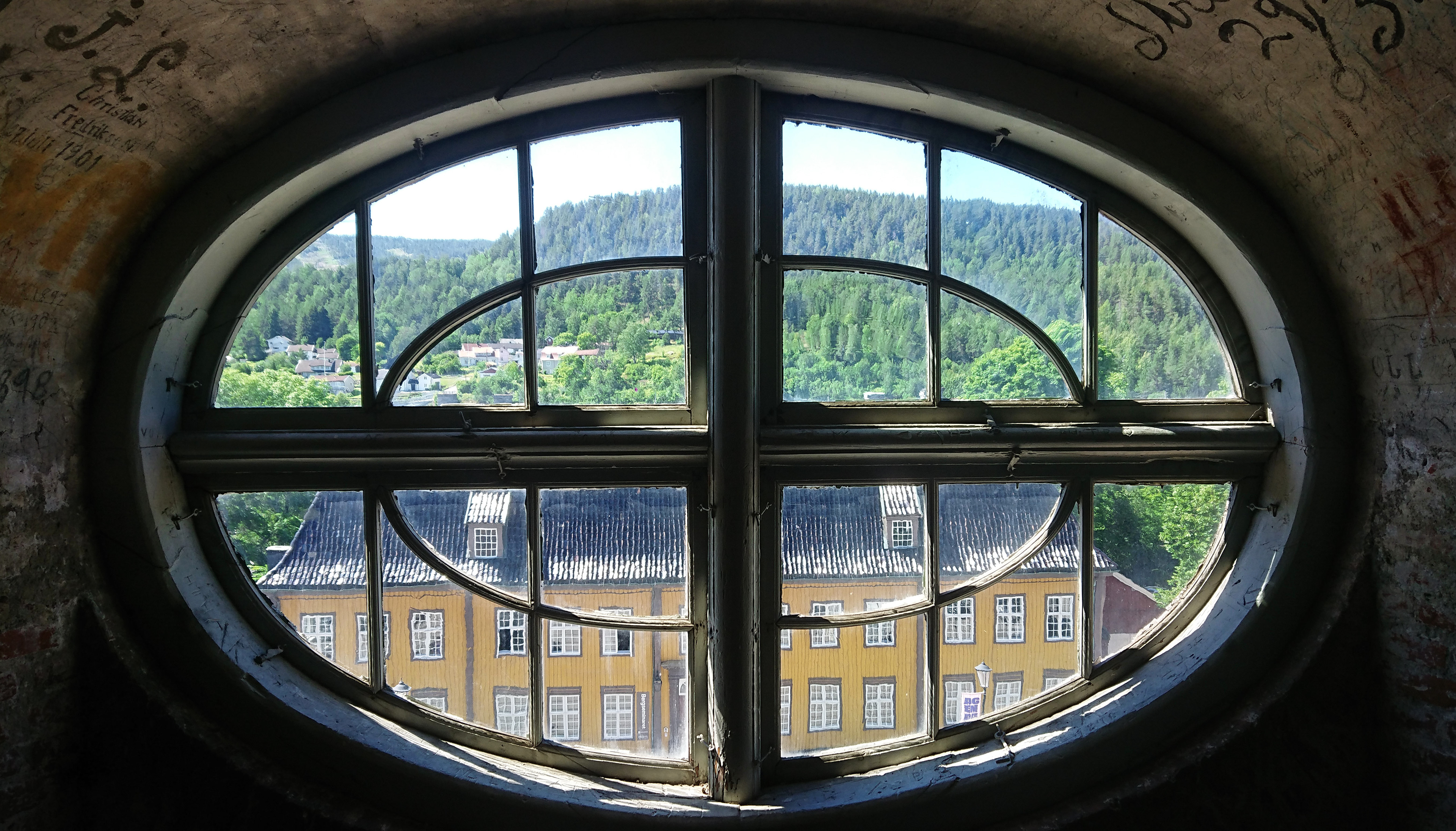 View from the church of Kongsberg, Norway
