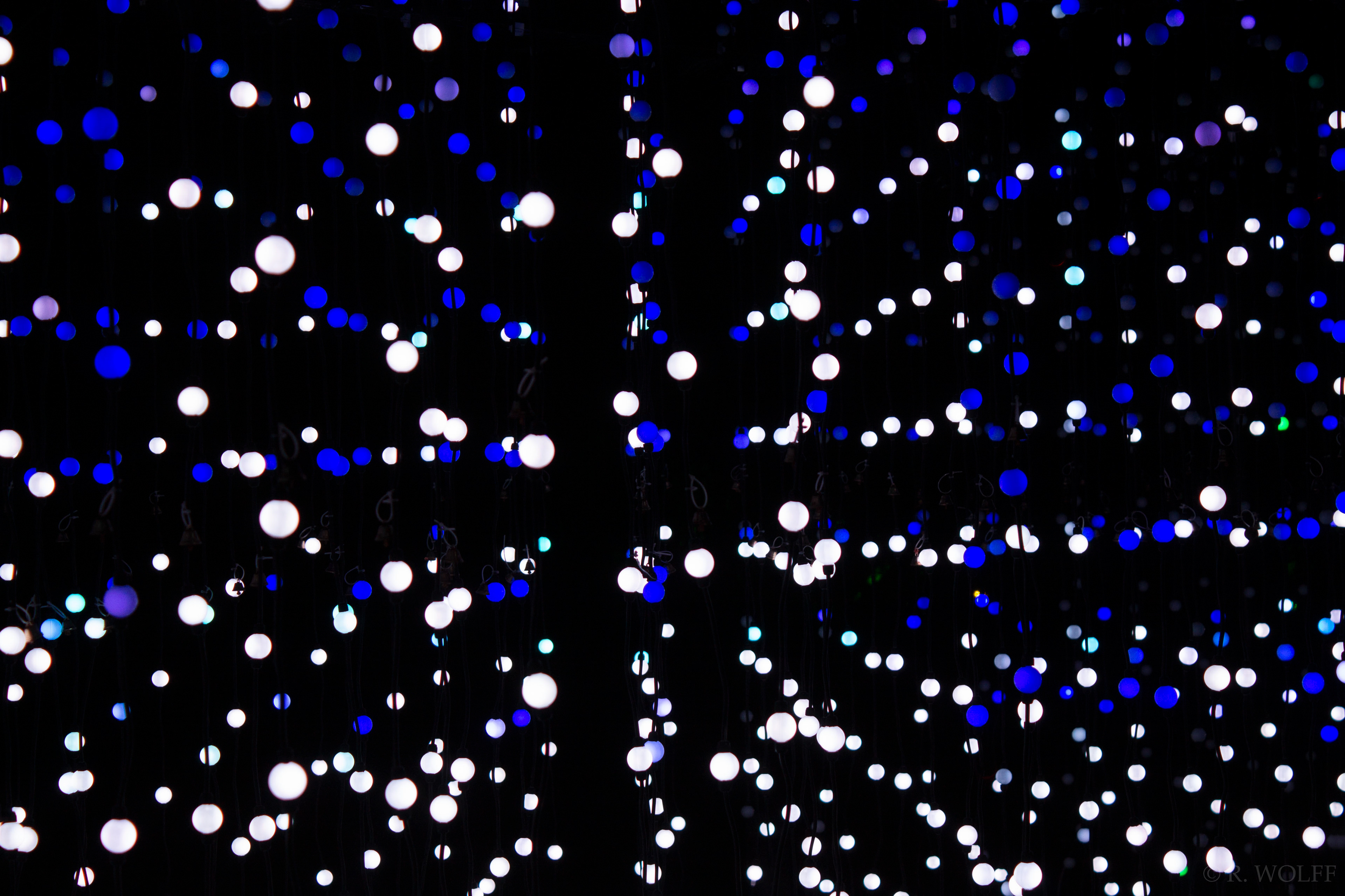 Light art at Tierpark Berlin. © Rudy Wolff.