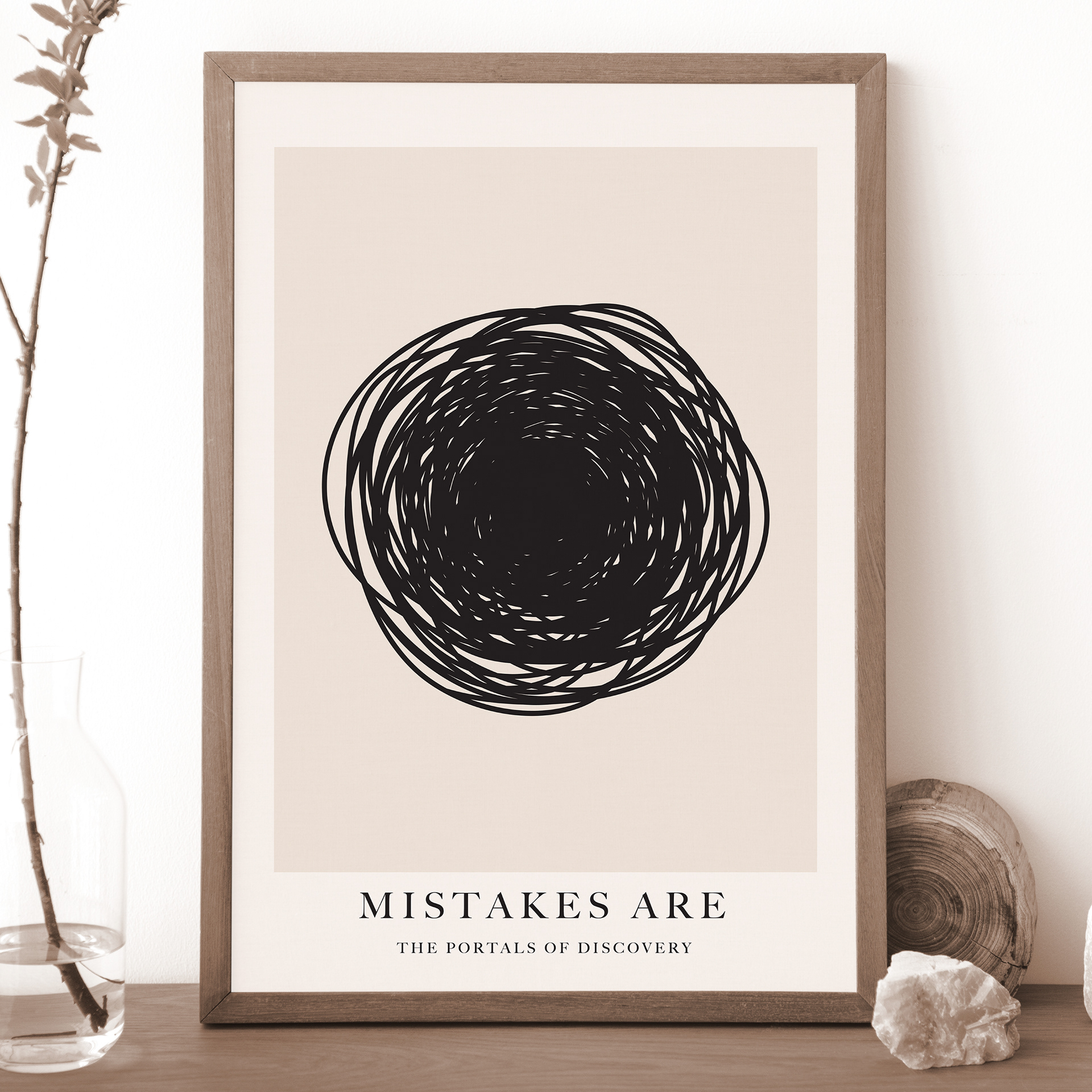 MISTAKES ARE THE PORTALS OF DISCOVERY