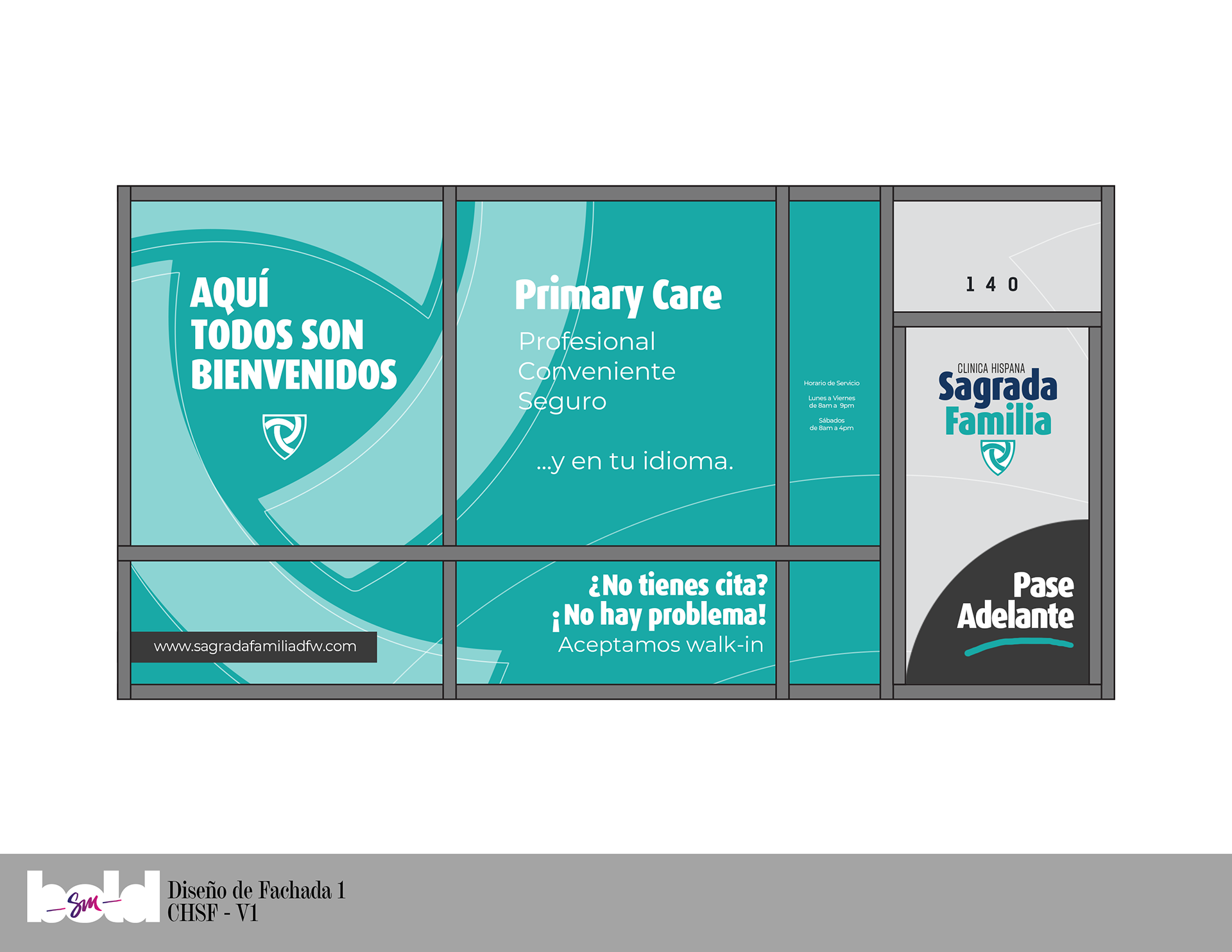 1:1 size Store Front Design 