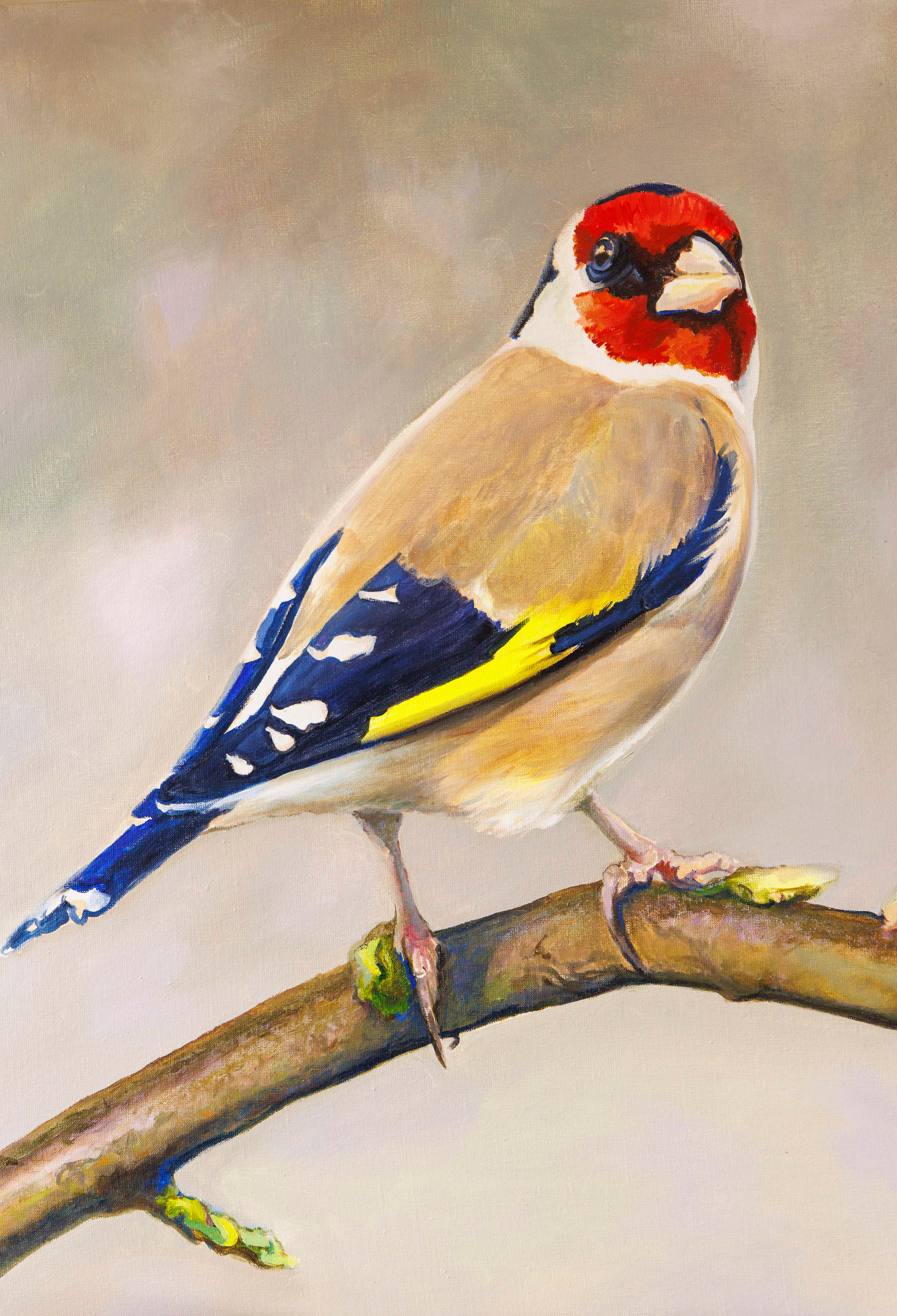 'Putter' - 100x180 cm - olieverf 