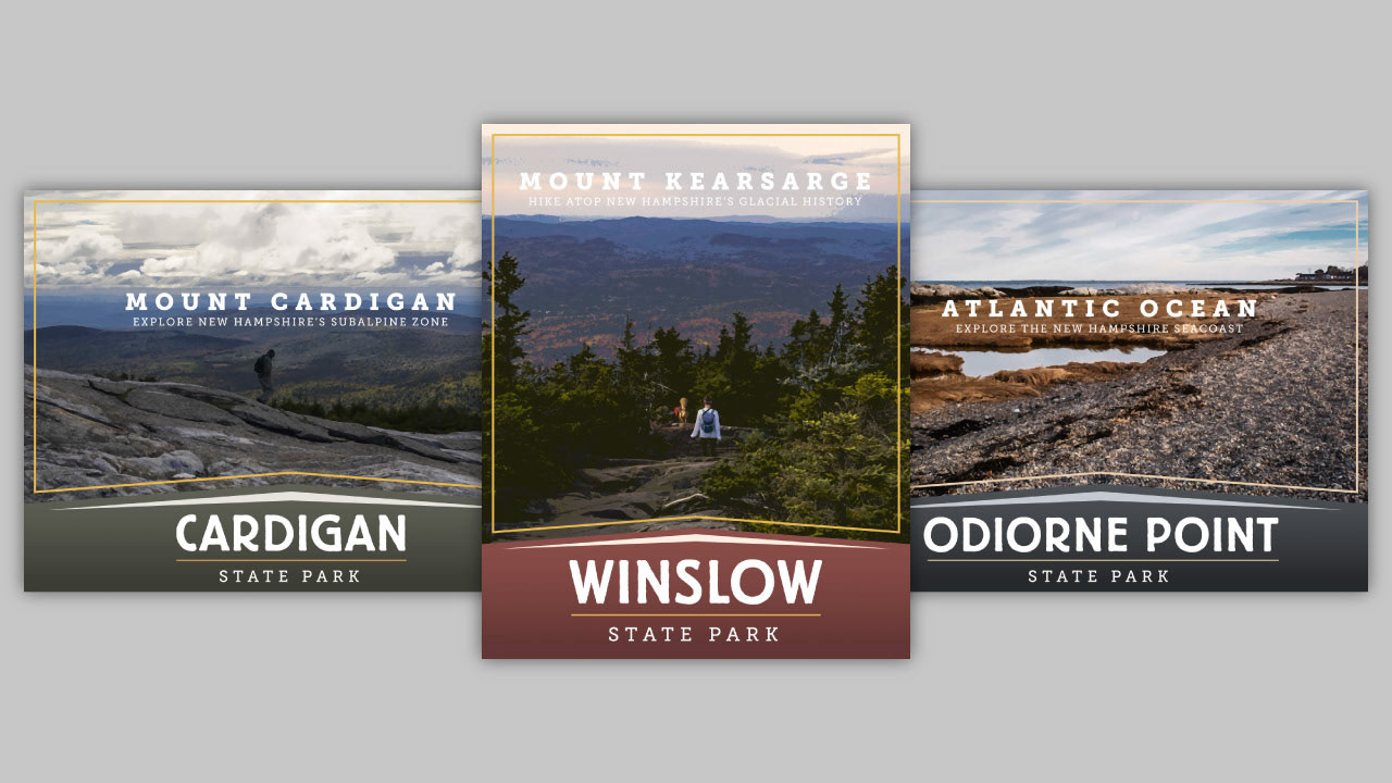 New Hampshire State Parks Posters (Personal Project)