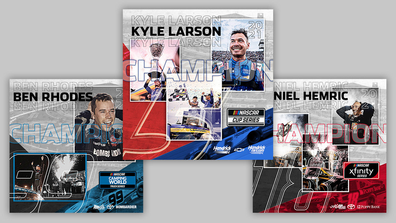 2021 NASCAR Champion Personal Instagram Graphics